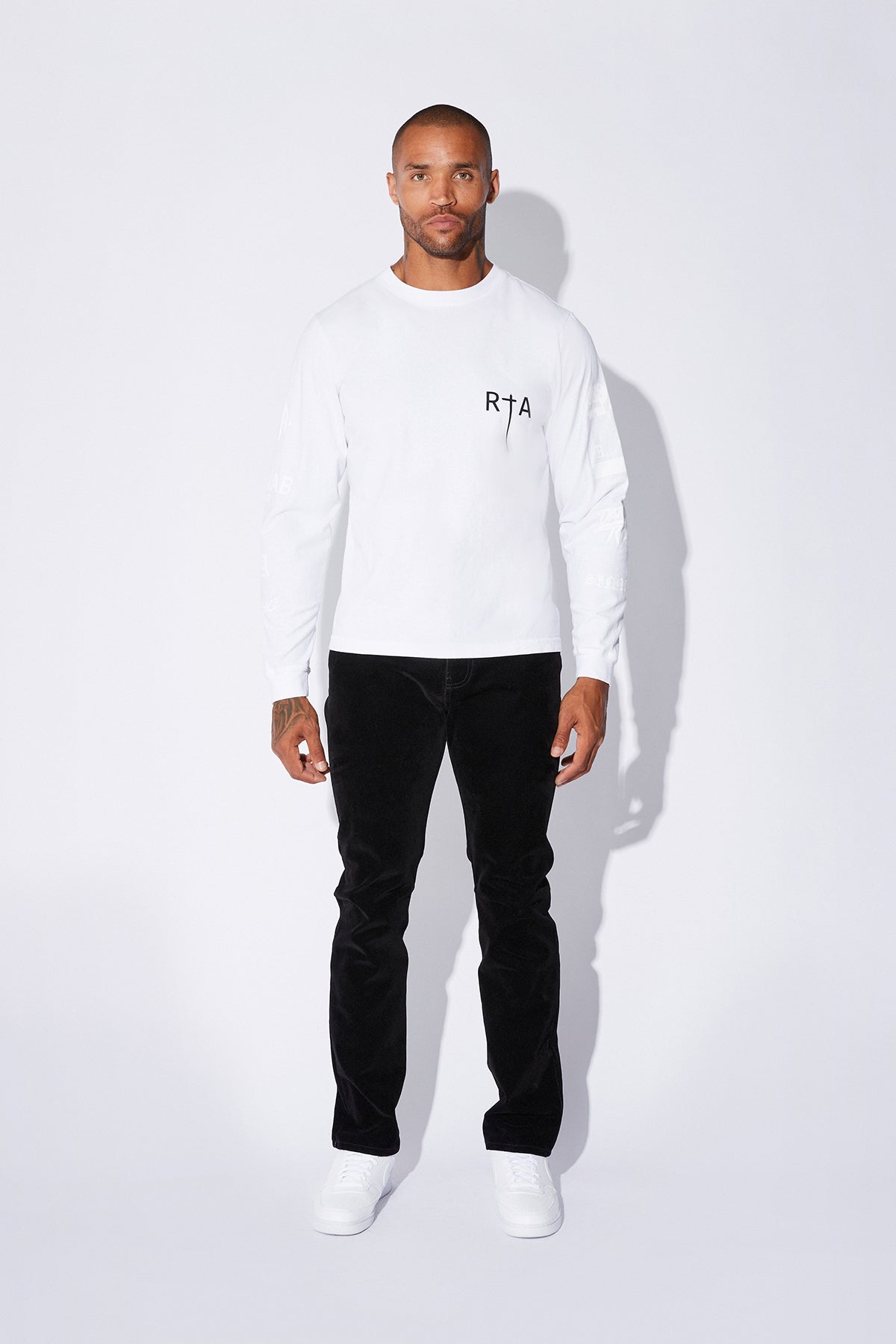 LAWRENCE LONG SLEEVE TEE | WHITE GREATEST HITS - Image 5