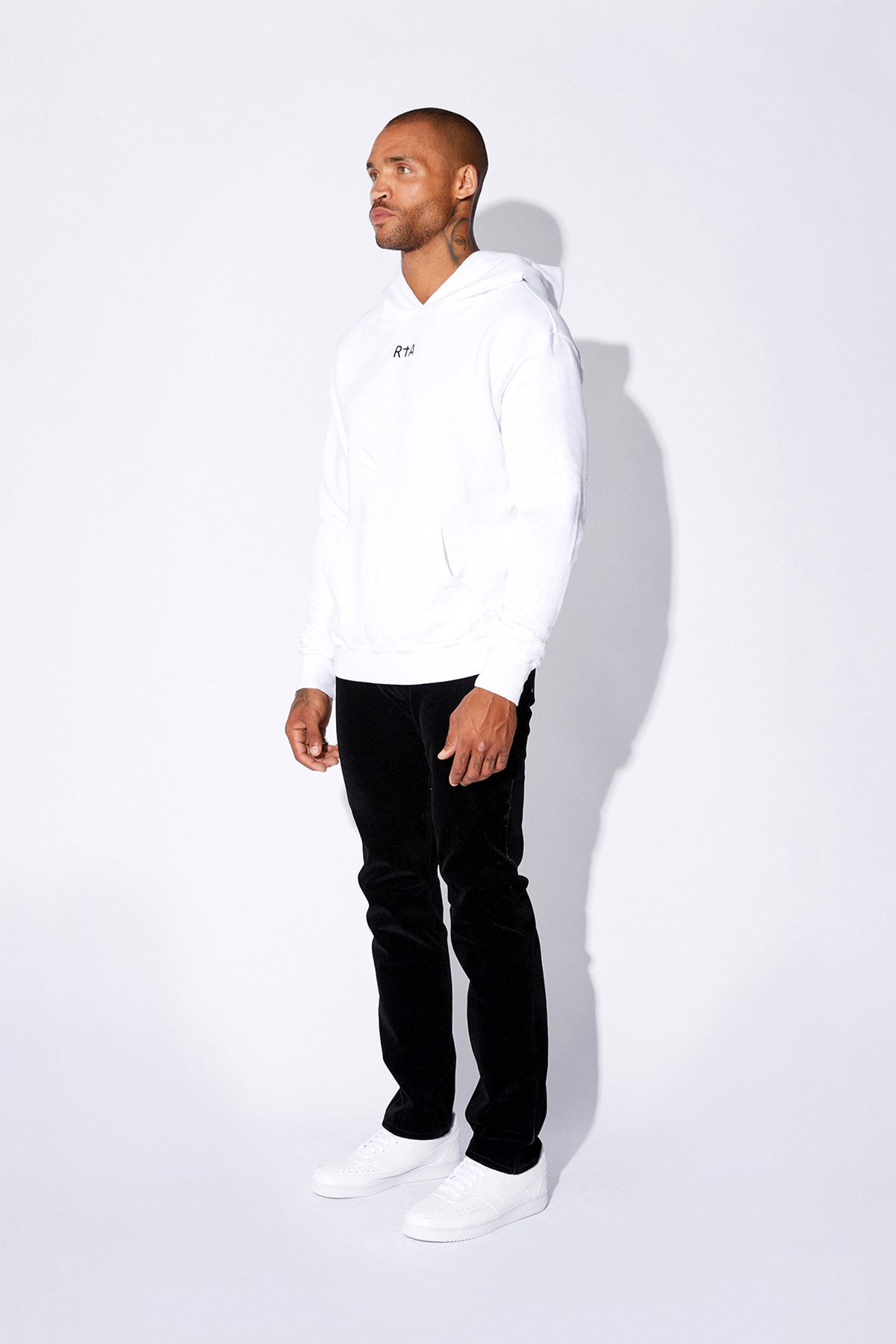 NASH HOODIE | WHITE FRONT SMALL LOGO - Image 2
