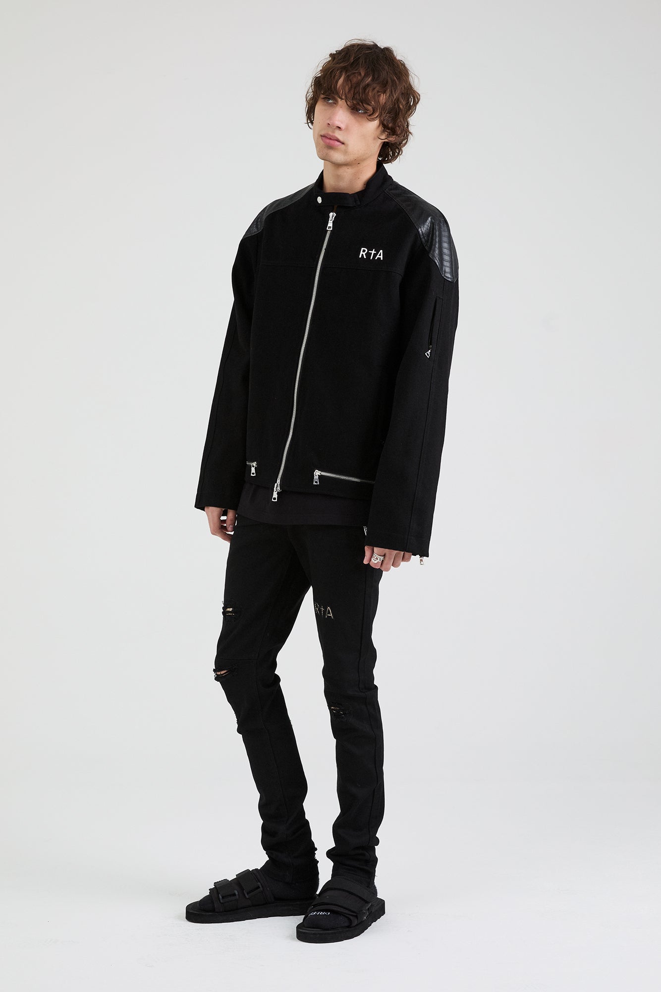 BAXTER DENIM JACKET | BLACK SNAKE - Image 2