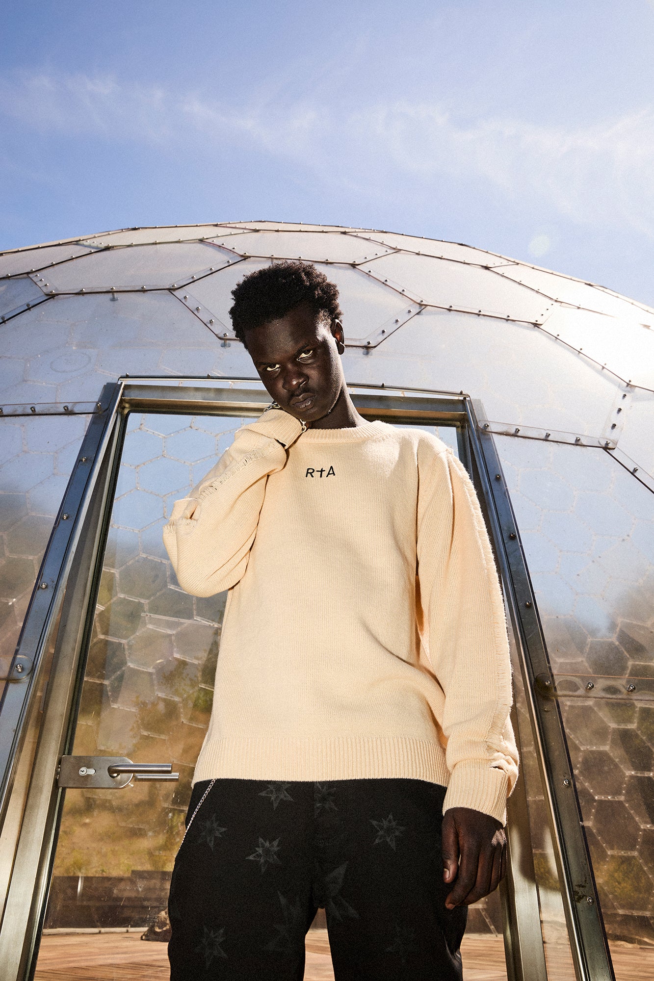 ETHAN SWEATER | RAW SAND CROSS - Image 2