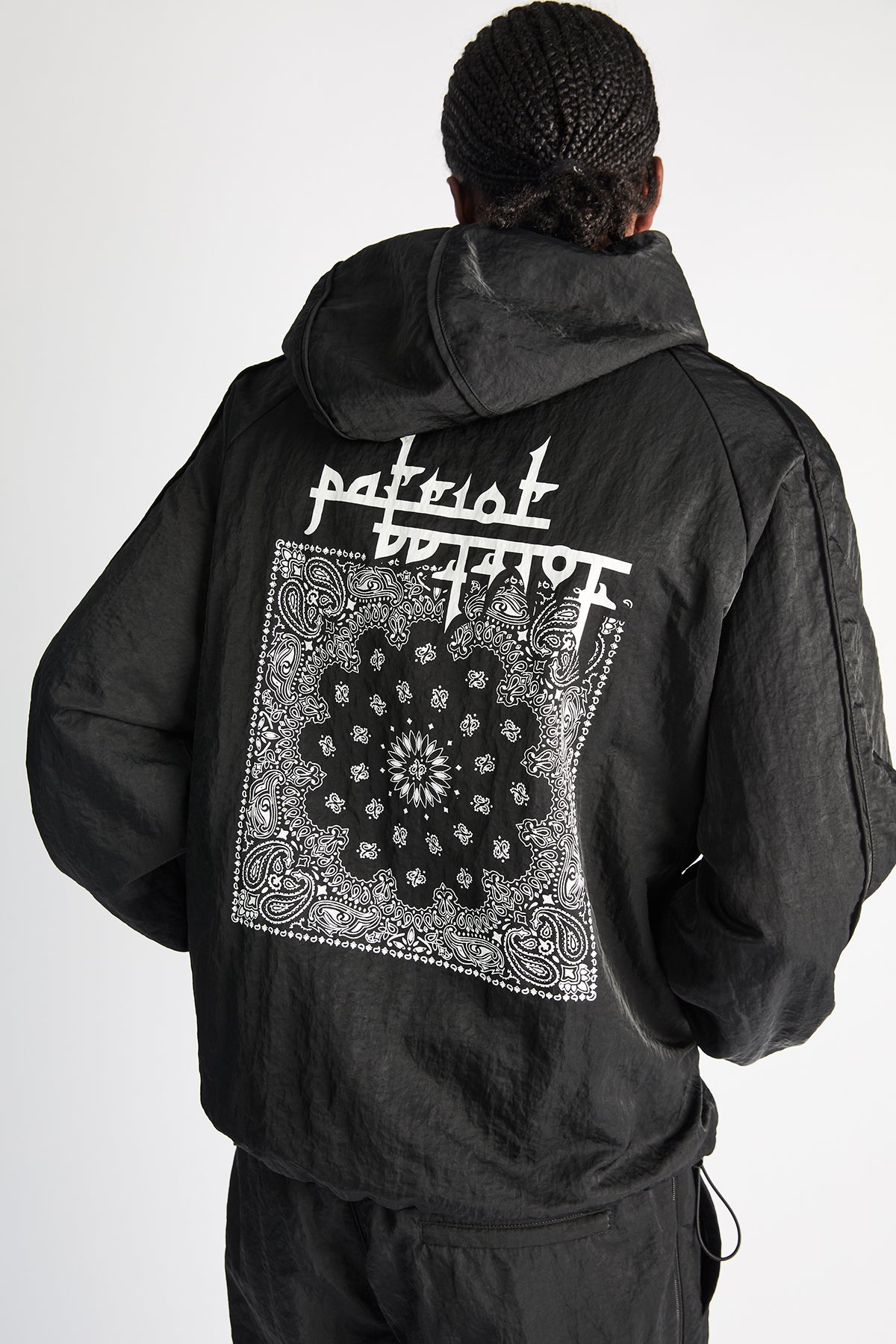 ZAYDEN WINDBREAKER JACKET | BLACK PAISLEY - Image 3