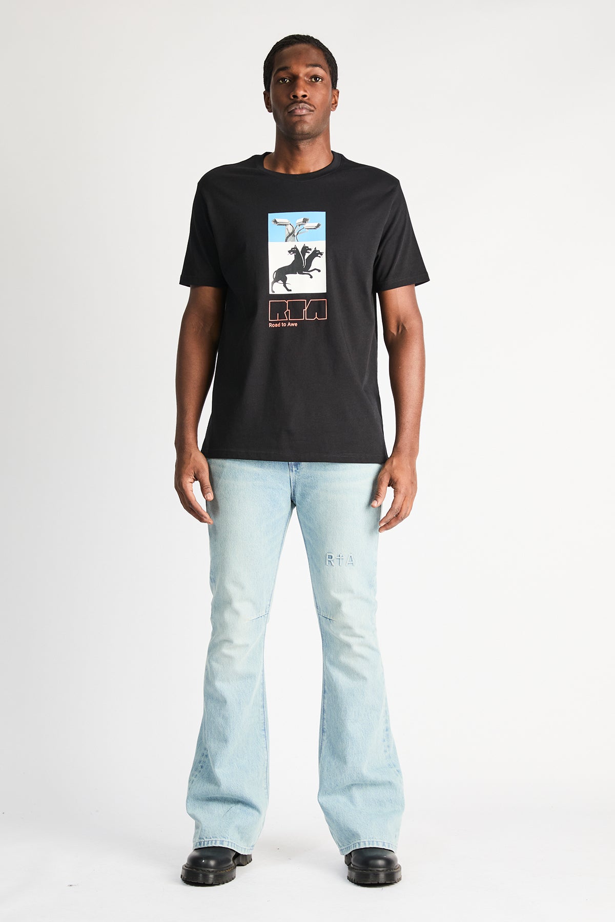 MAEL FLARE JEAN | OCEAN MIST - Image 2