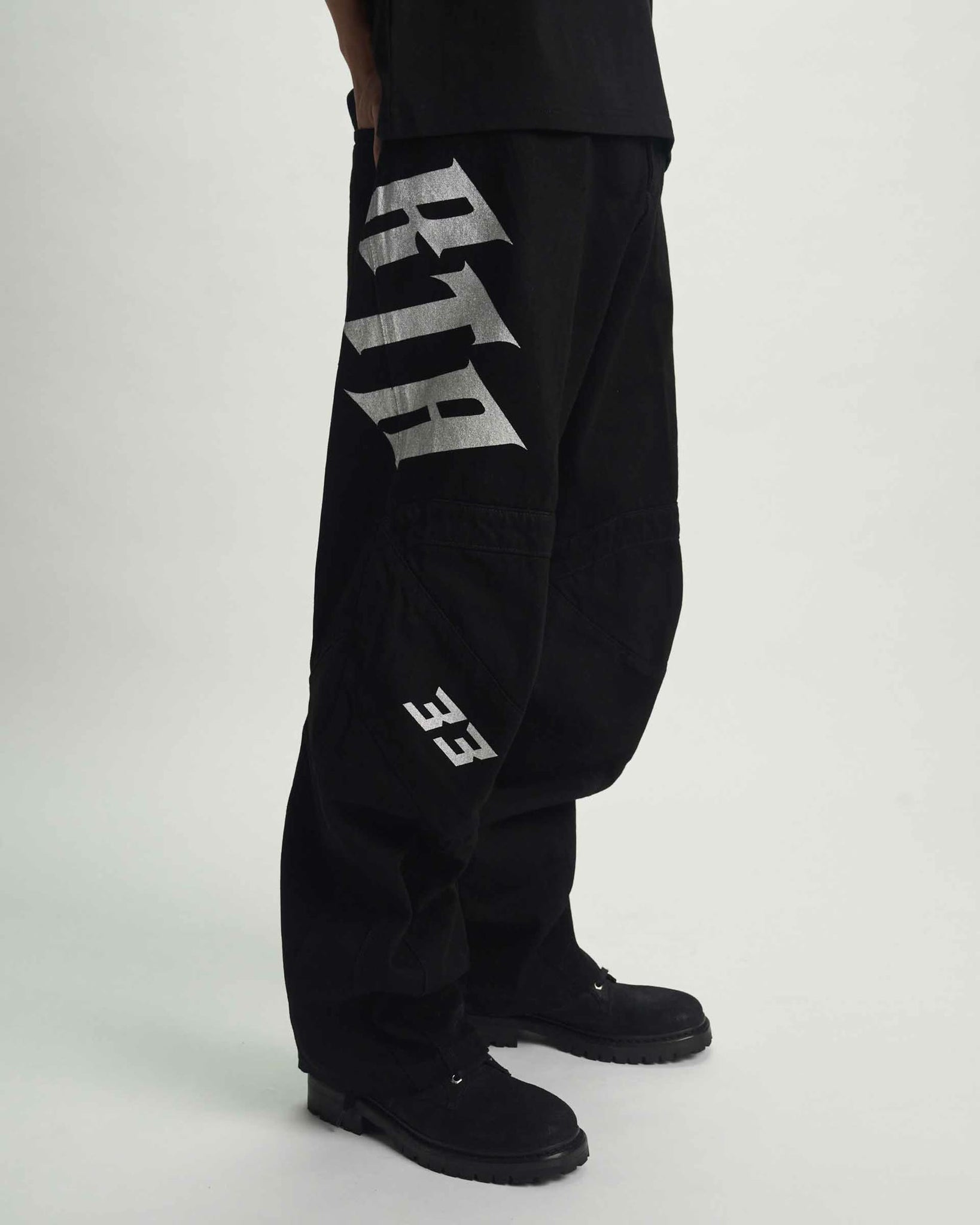 ALWIN MOTO JEAN | BLACK - Image 4
