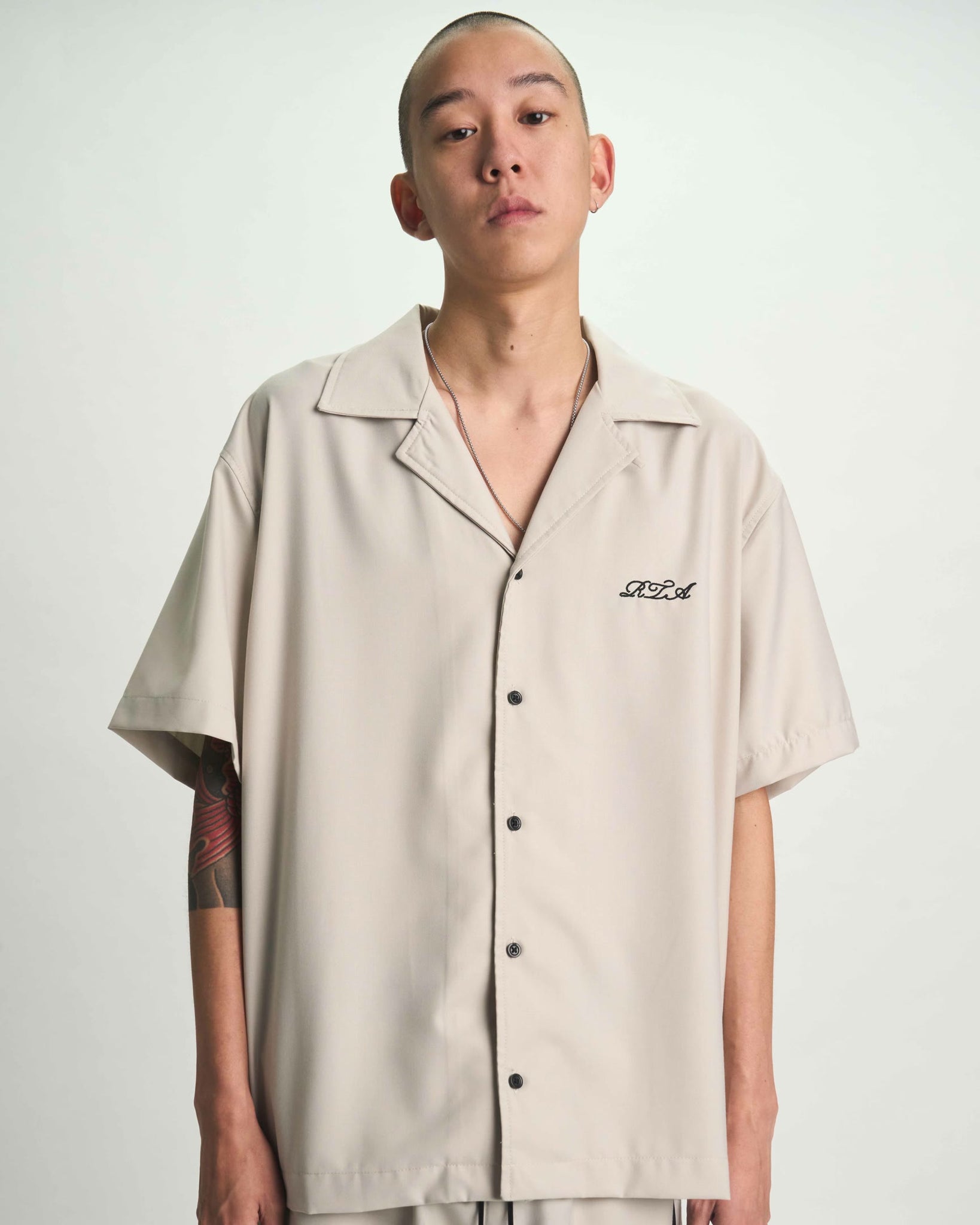 NATHAN SHORT SLEEVE SHIRT | BEIGE POPPY - Image 2