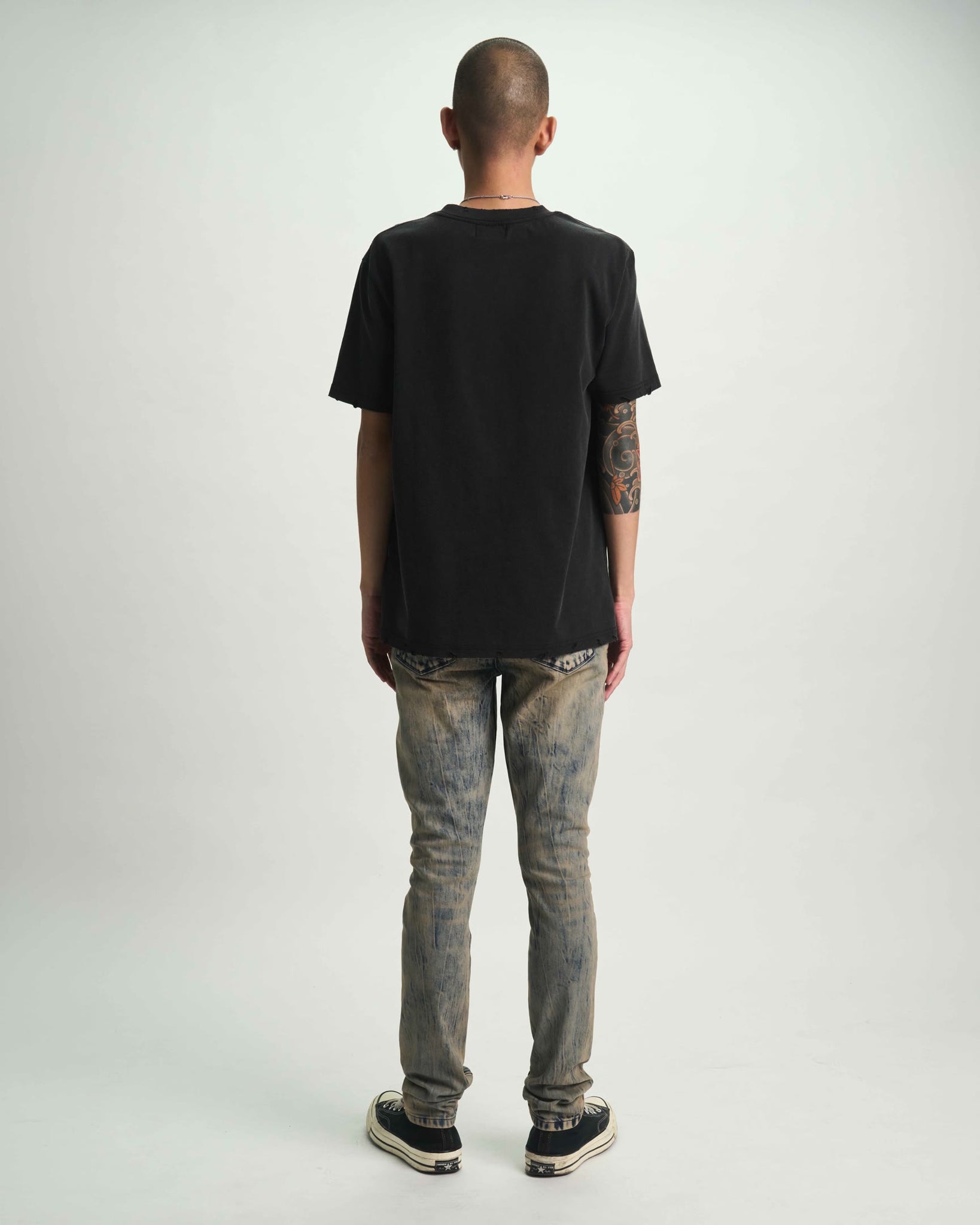LIAM SHORT SLEEVE TEE | BLACK RTA THORN - Image 3