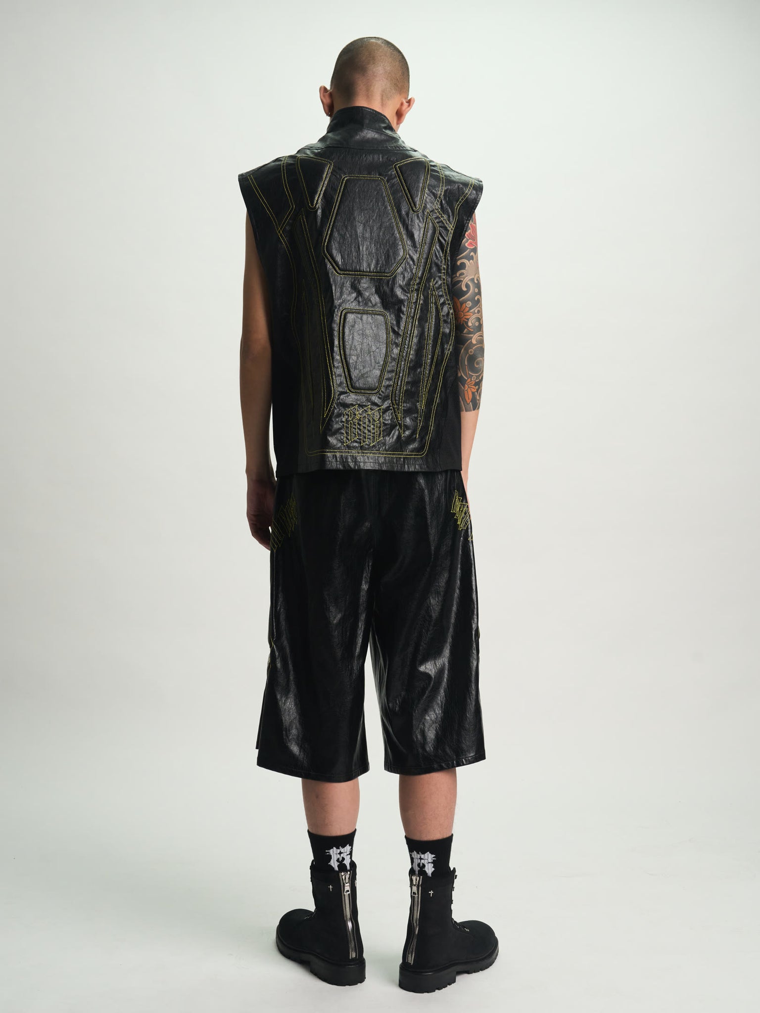 RAMI BIKER SHORT | BLACK - Image 3