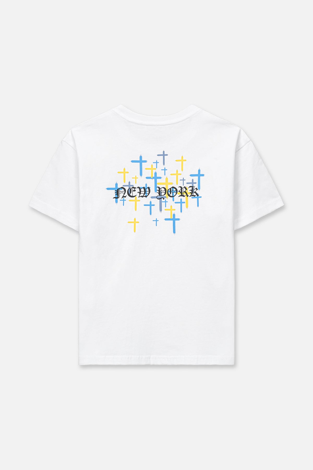 KIDS LAWSON SHORT SLEEVE TEE | WHITE OLD ENGLISH NY - Image 4