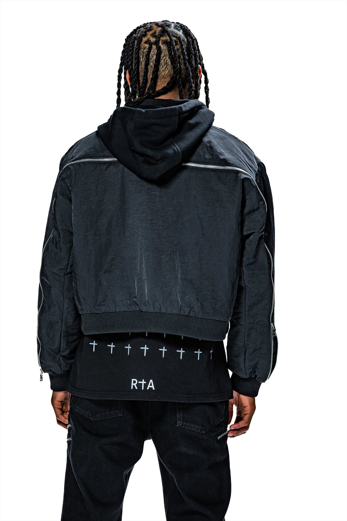 RTA X DDG MICKIE JACKET | BLACK ZIPPERS - Image 4