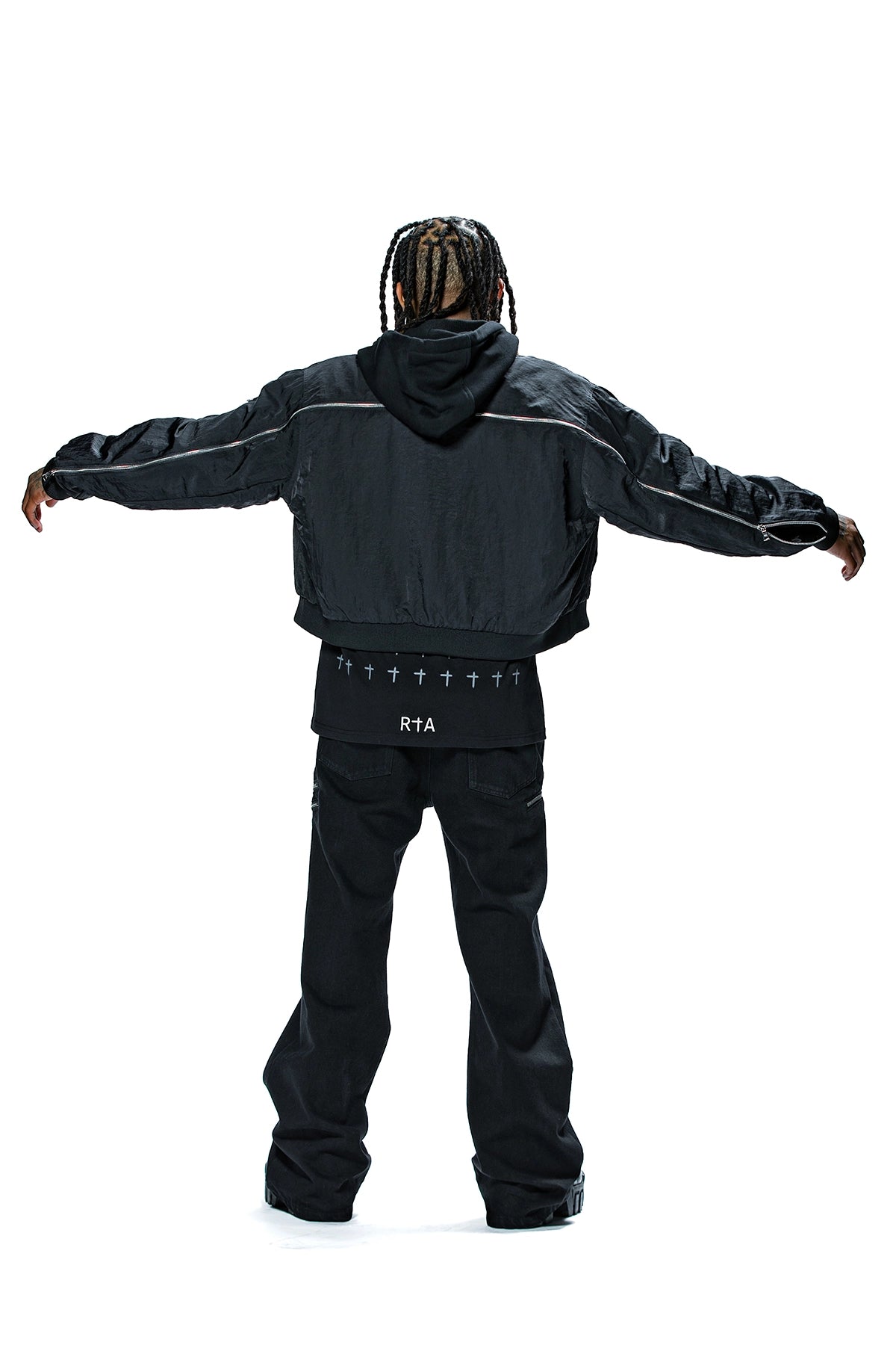RTA X DDG MICKIE JACKET | BLACK ZIPPERS - Image 10