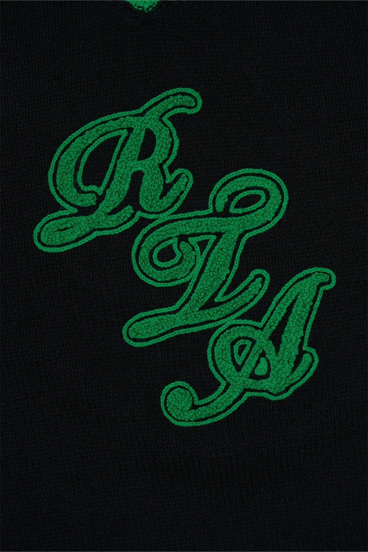 JOSHUA SWEATER | BLACK GREEN LOGO - Image 4
