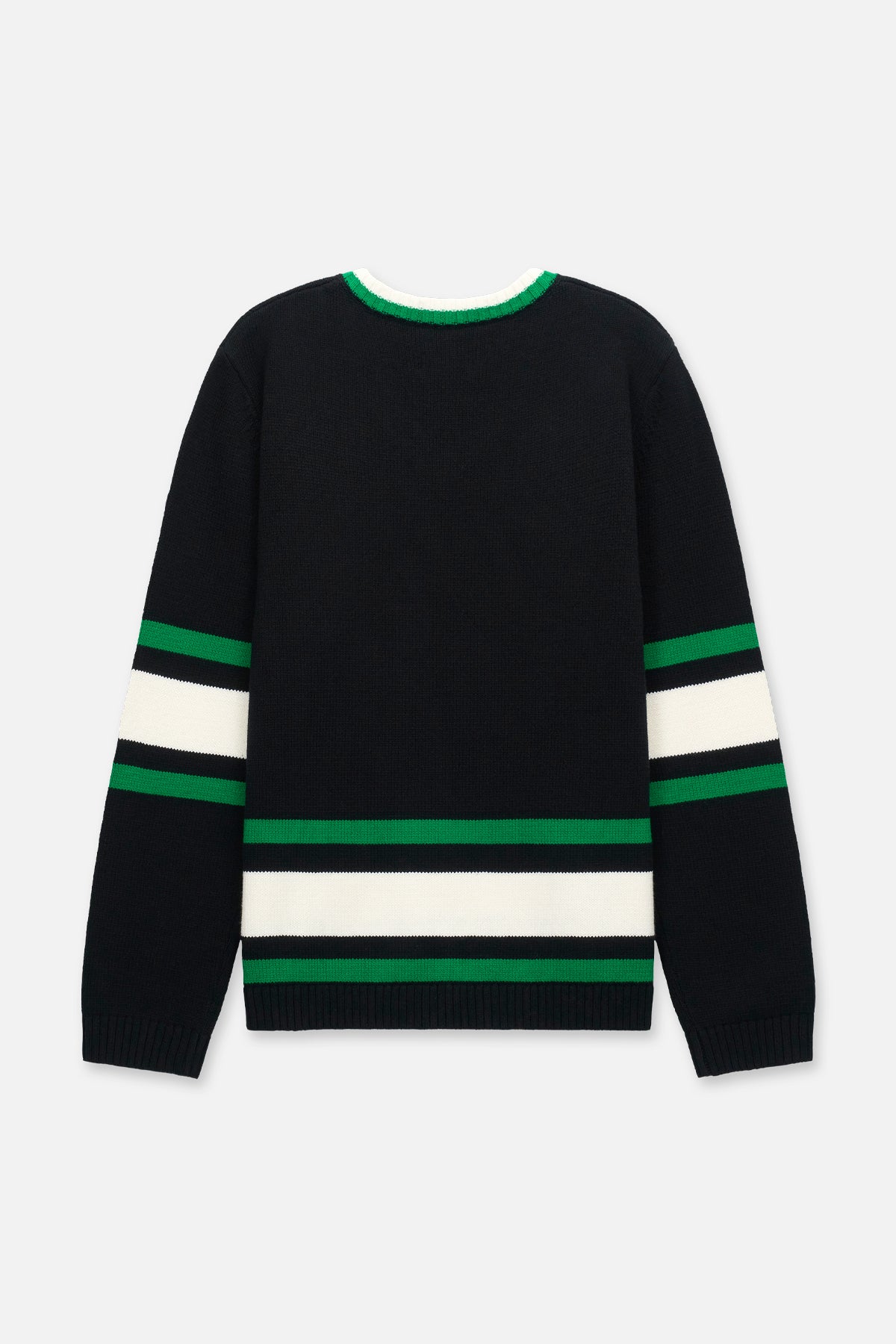 JOSHUA SWEATER | BLACK GREEN LOGO - Image 2