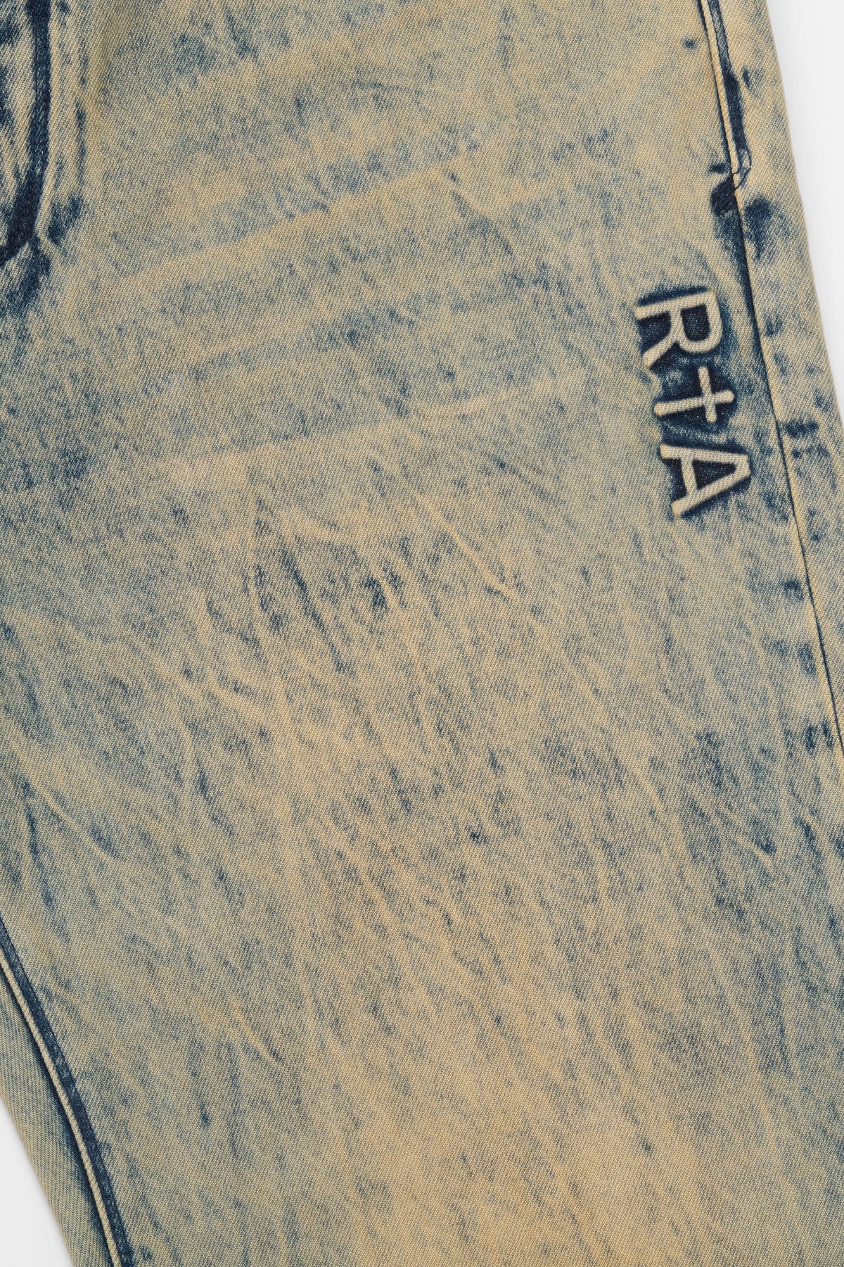 HUGH WIDE LEG FLARE JEAN | AQUA MARBLE - Image 5