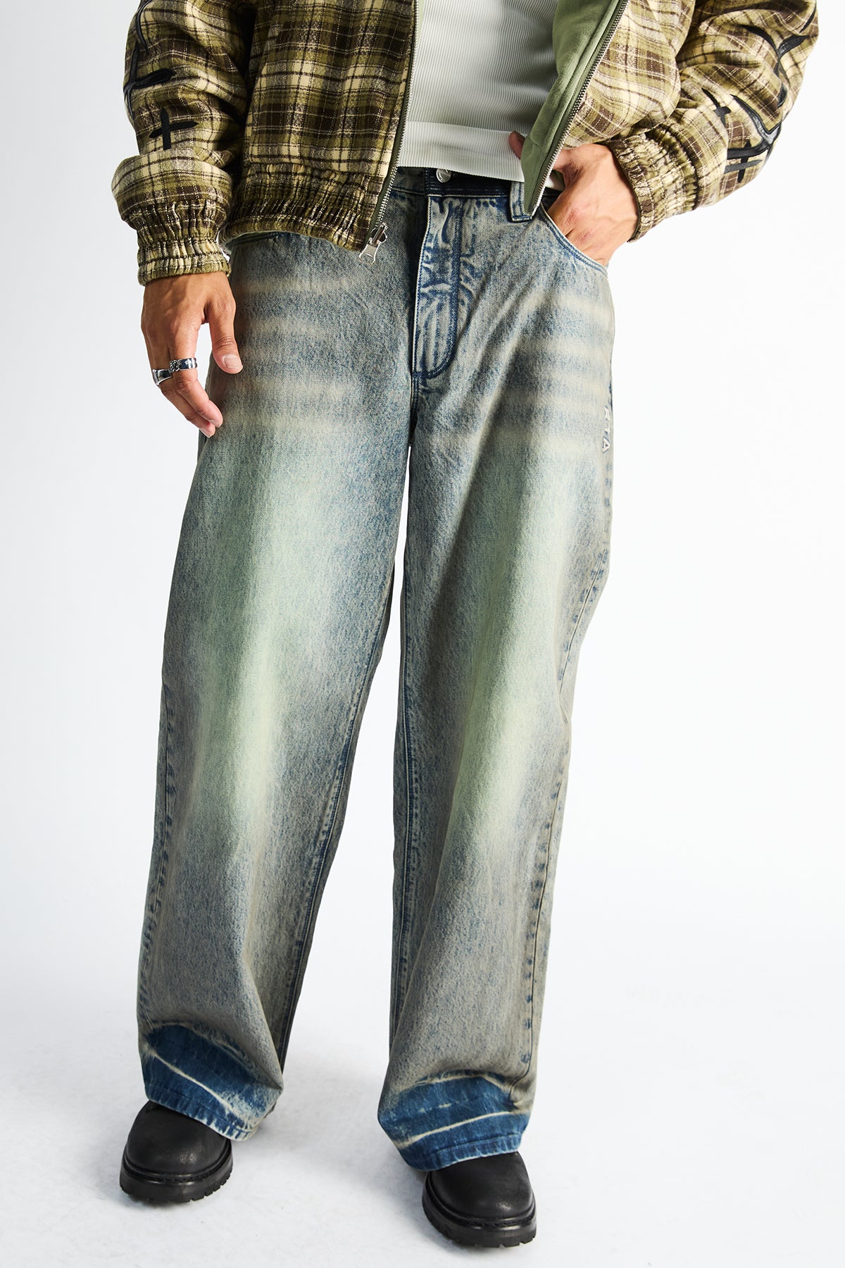 FRANCO WIDE LEG JEAN | INDIGO JADE - Image 5