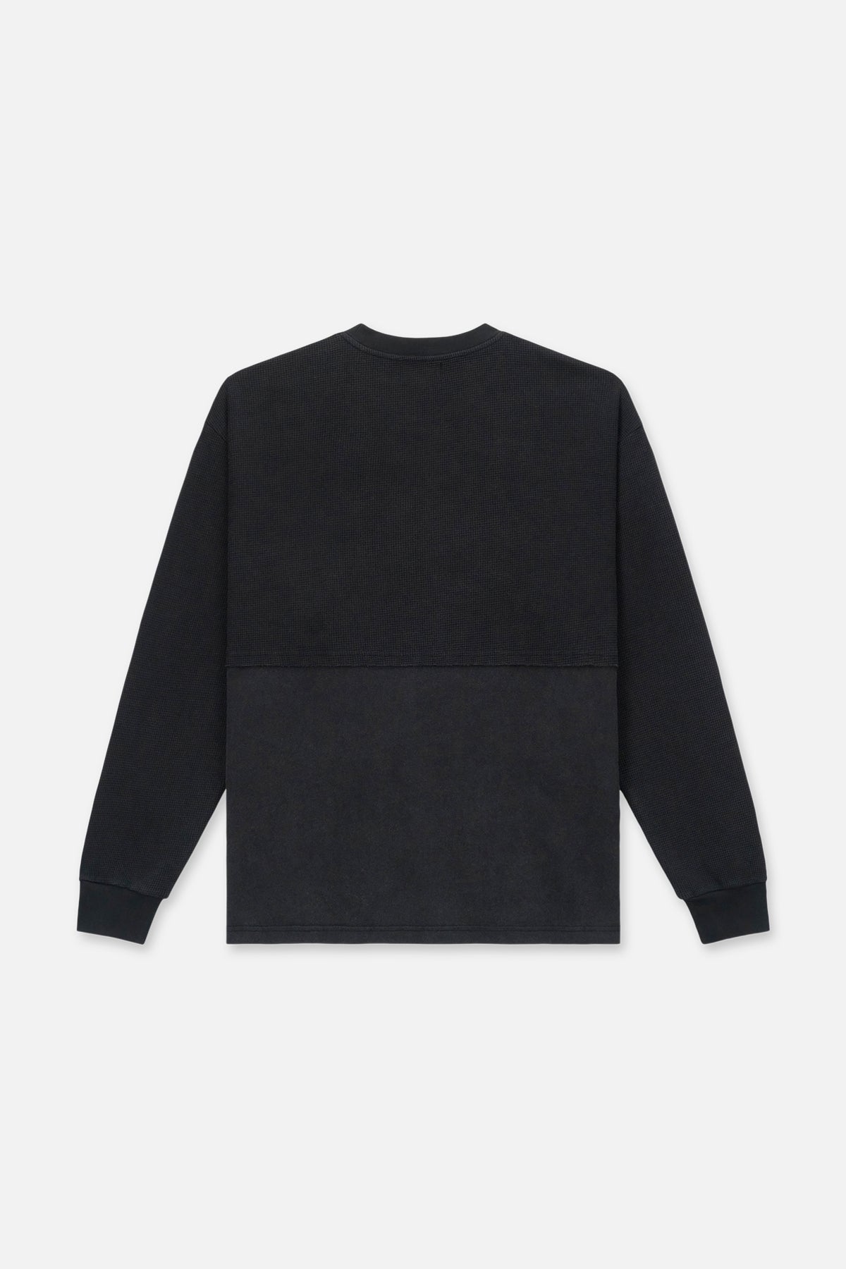 DARIO CONTRAST PANEL SWEATSHIRT | VINTAGE BLACK - Image 6