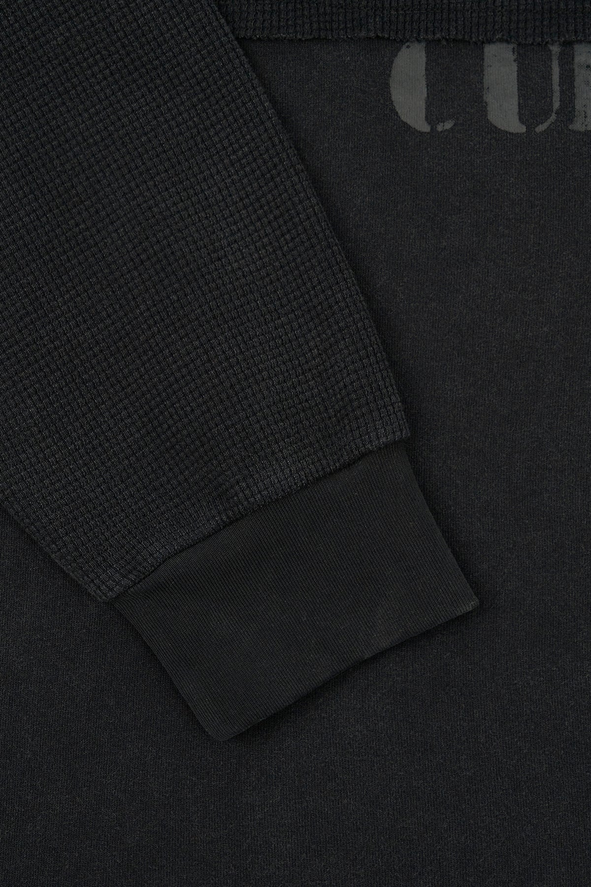 DARIO CONTRAST PANEL SWEATSHIRT | VINTAGE BLACK - Image 8