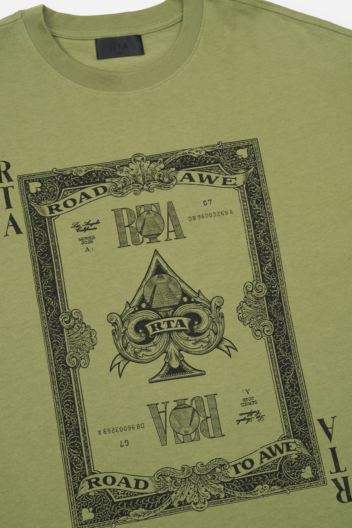 COLIN OVERSIZED TEE | OIL GREEN MONEY - Image 7