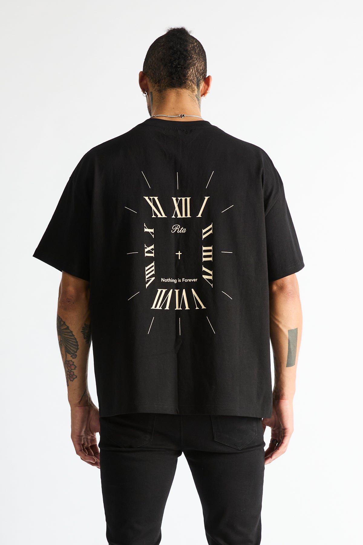 BASTIEN POCKET TEE | BLACK CLOCKFACE - Image 3