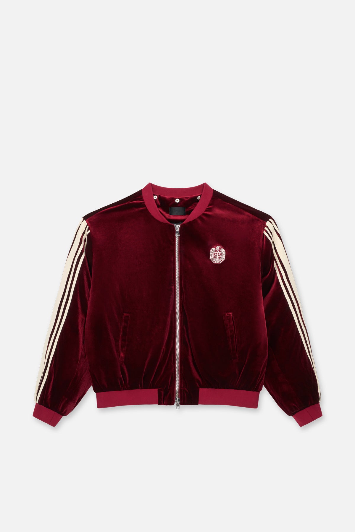 REI BOMBER HOODIE | BURGUNDY CREST - Image 6