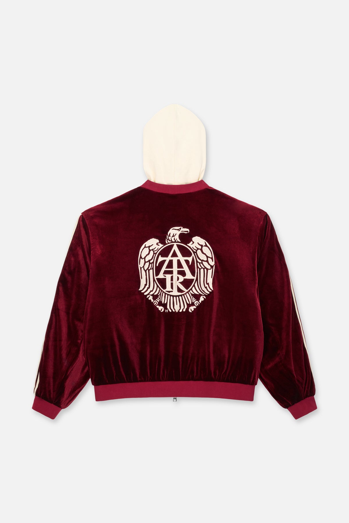 REI BOMBER HOODIE | BURGUNDY CREST - Image 7