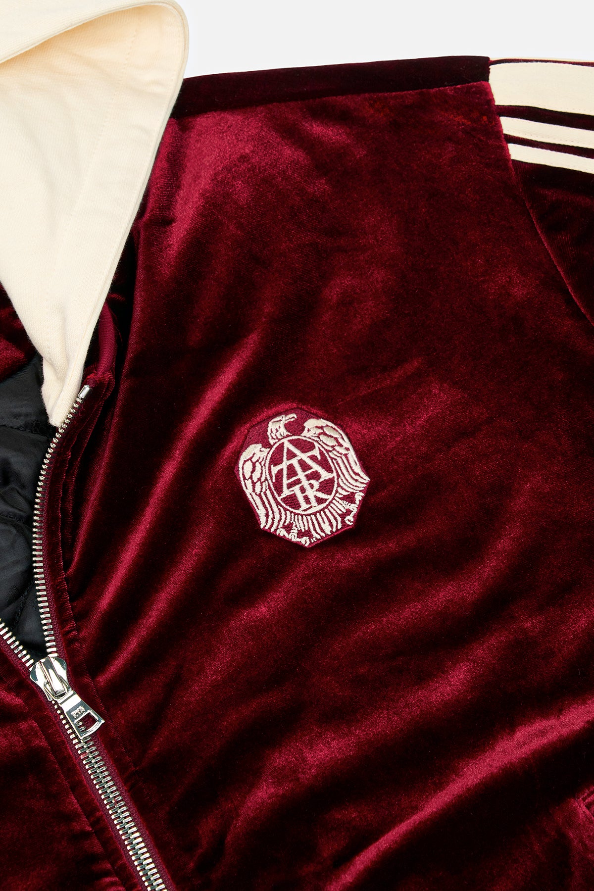 REI BOMBER HOODIE | BURGUNDY CREST - Image 8
