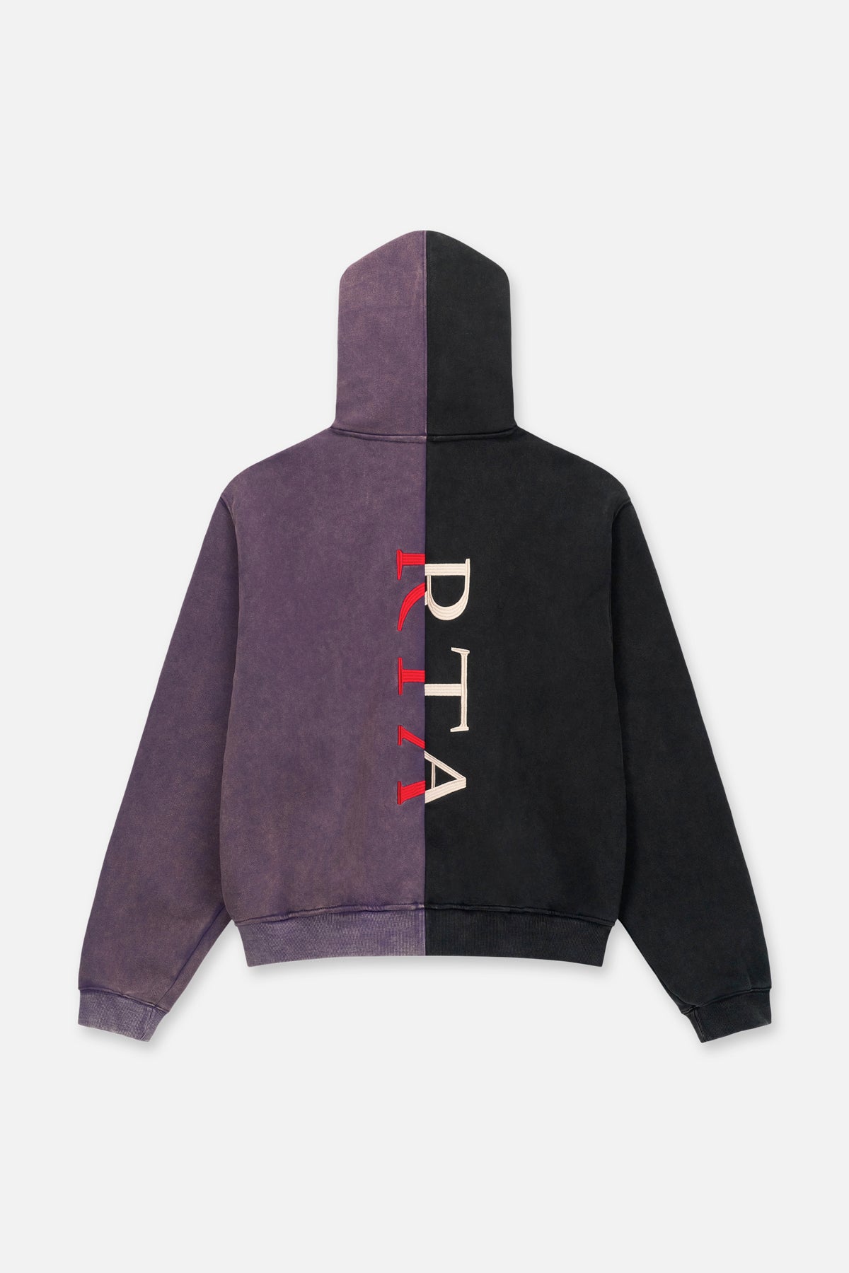 RIKO HALF ZIP UP | BLACK DEEP PURPLE COMBO - Image 6