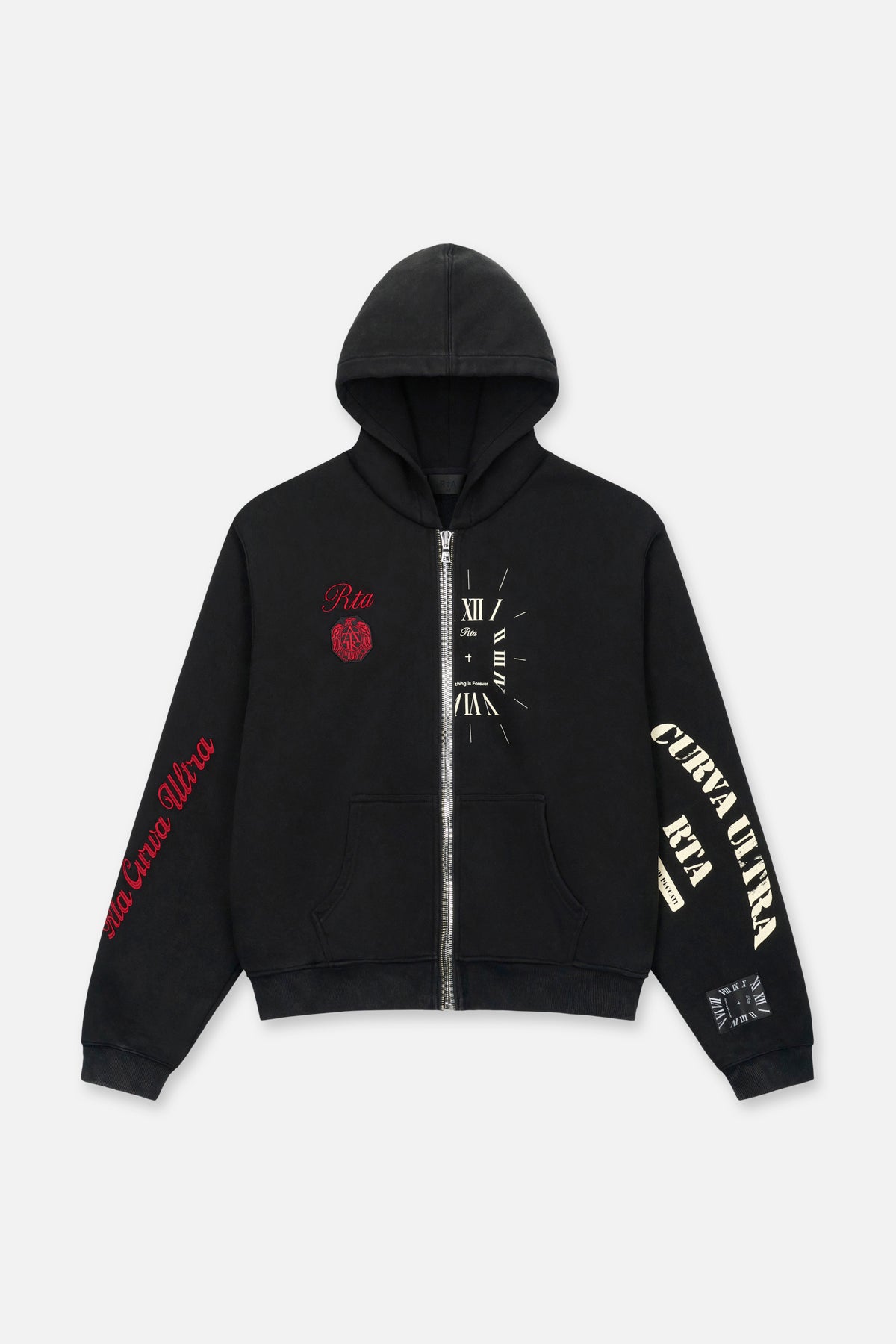 RIKO HALF ZIP UP | VINTAGE BLACK COMBO