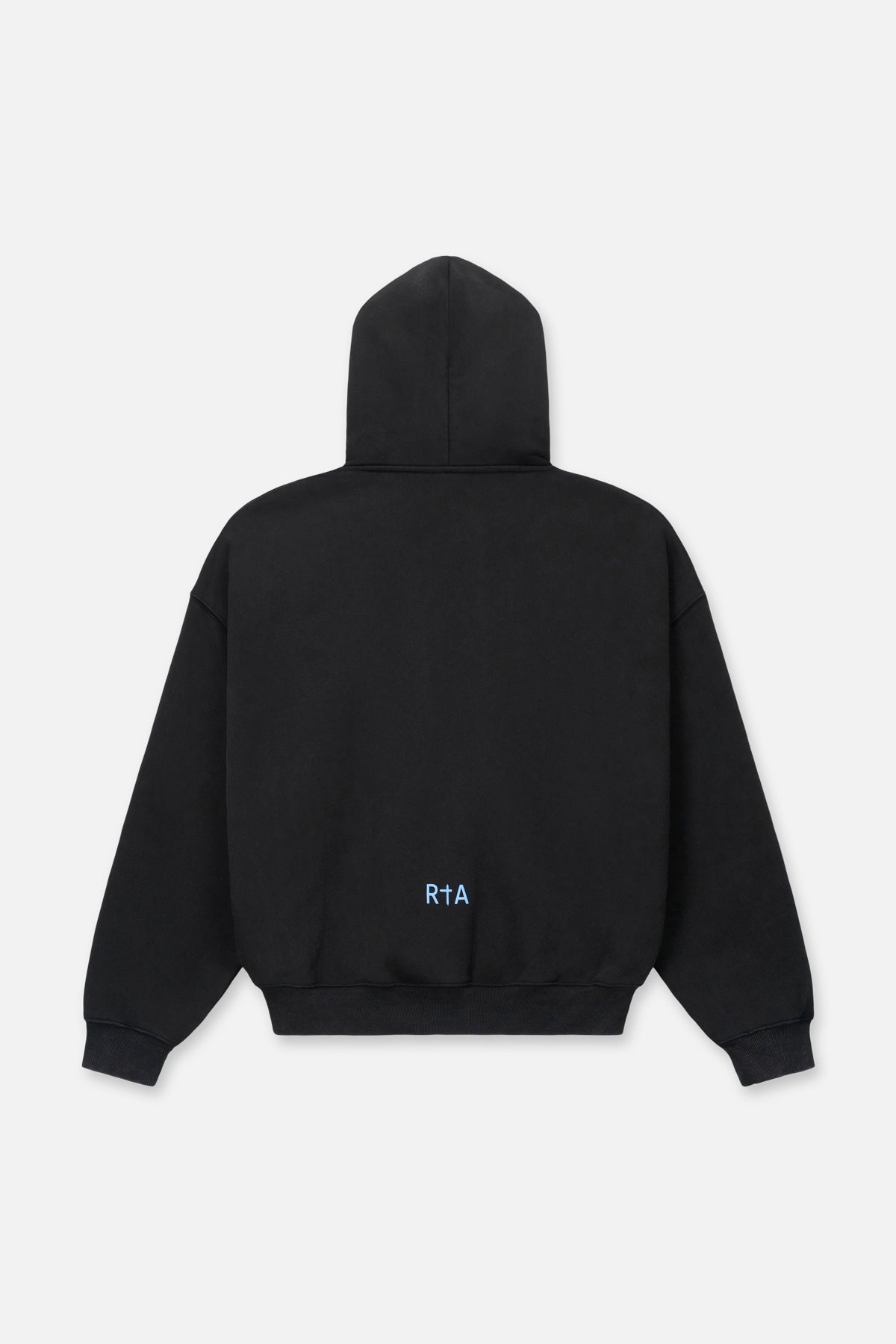 SAIREN CROPPED BOXY HOODIE | BLACK CURVA ULTRA - Image 6