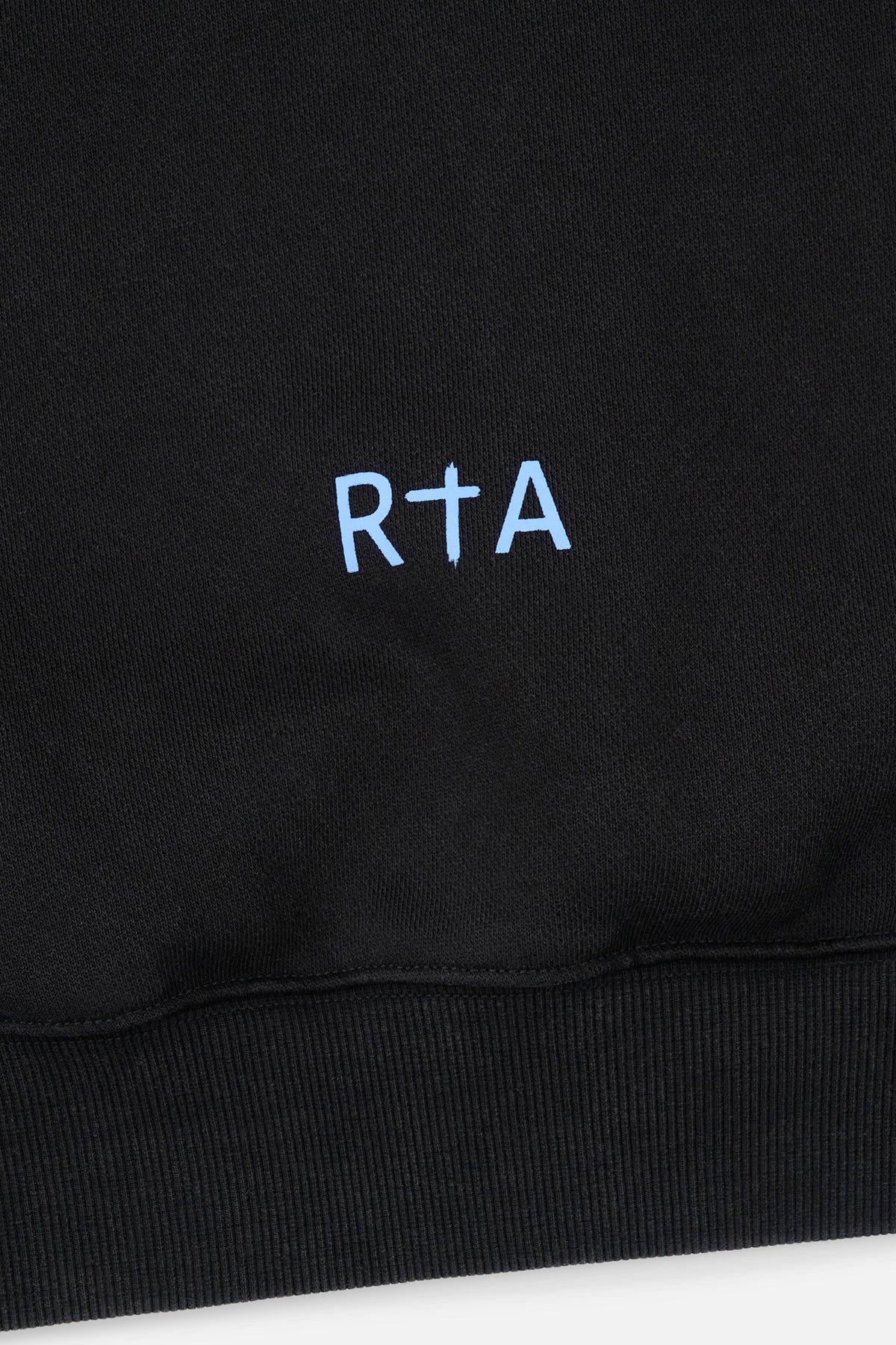 SAIREN CROPPED BOXY HOODIE | BLACK CURVA ULTRA - Image 8