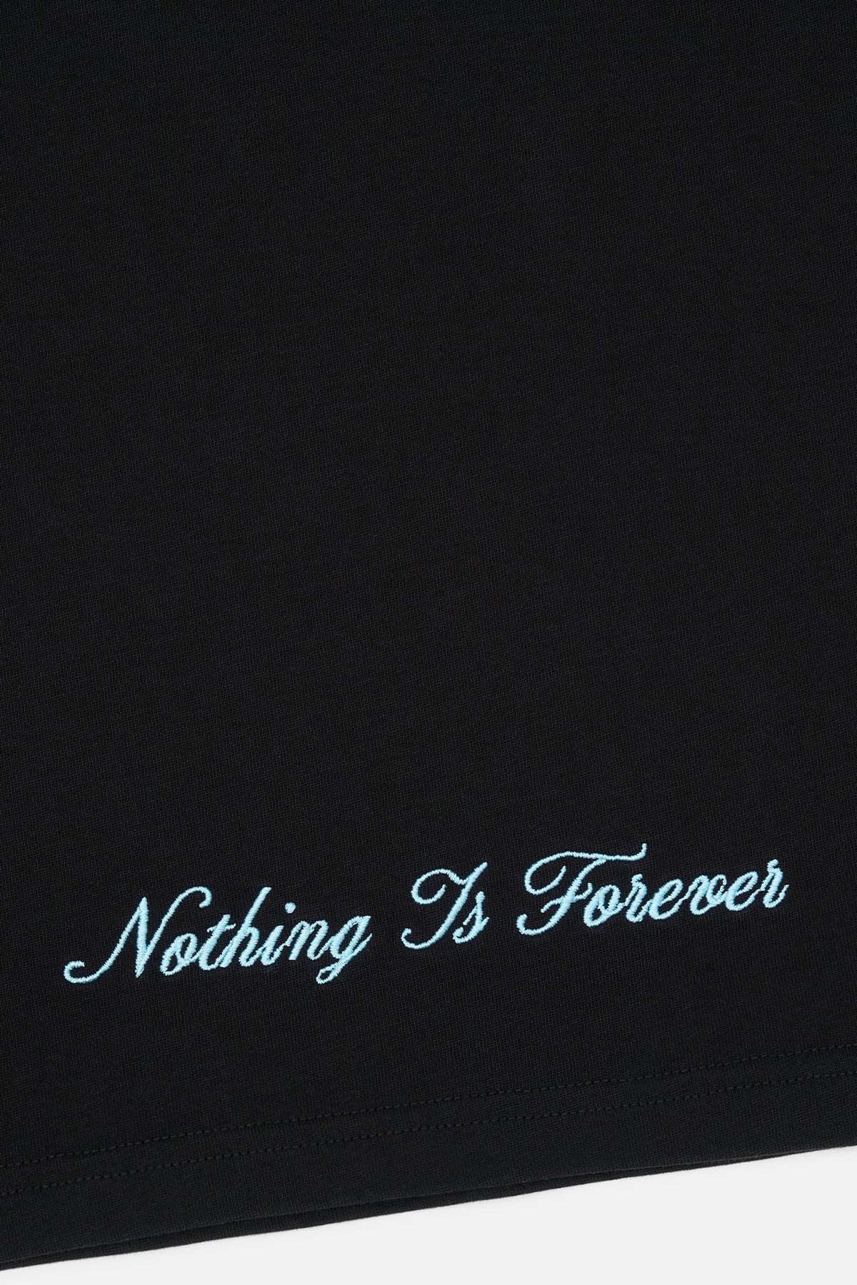 AUSTIN CROPPED OVERSIZED TEE | BLACK NIF SCRIPT - Image 8