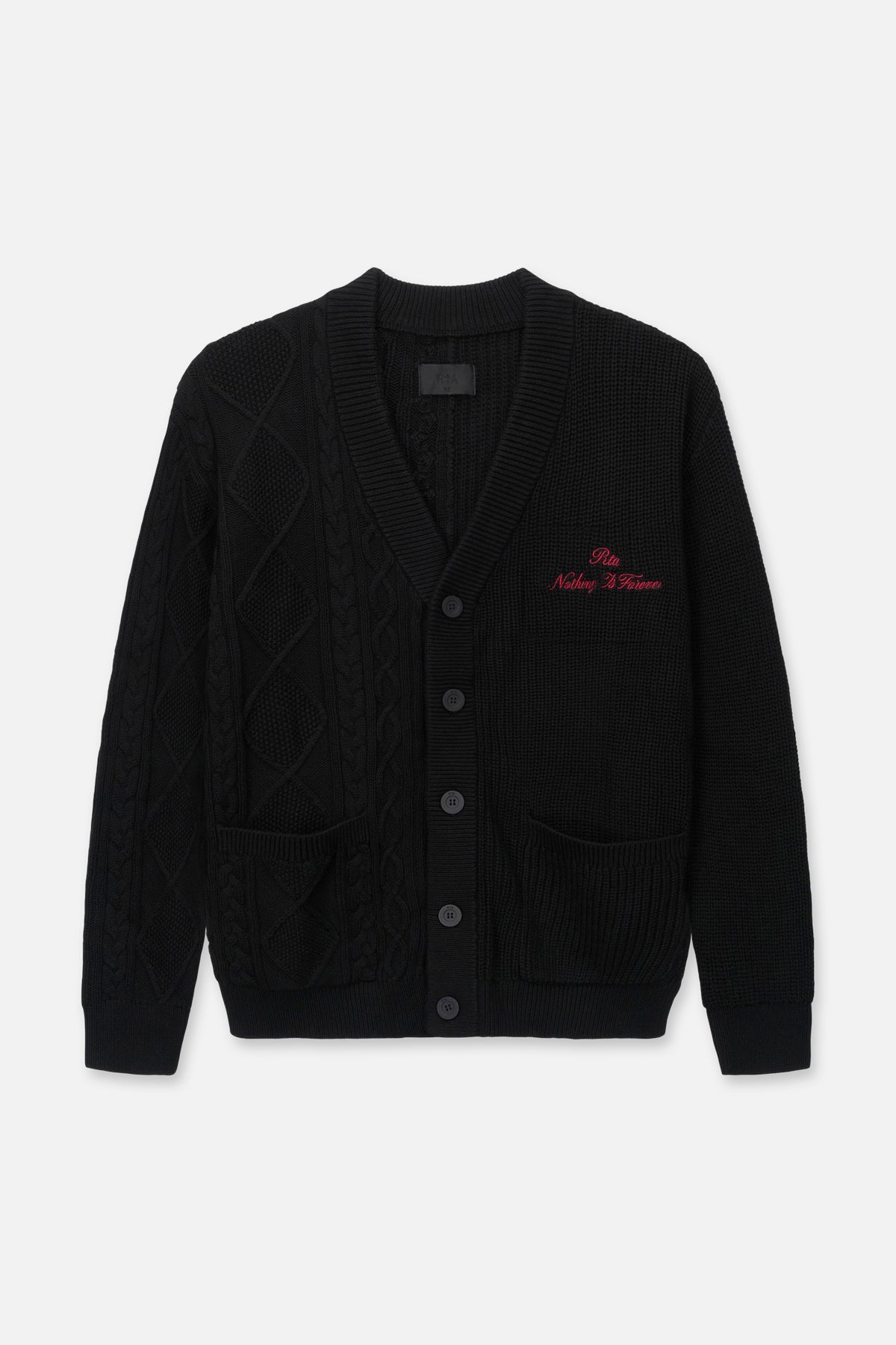 ZEPHYR SWEATER CARDIGAN | BLACK COMBO