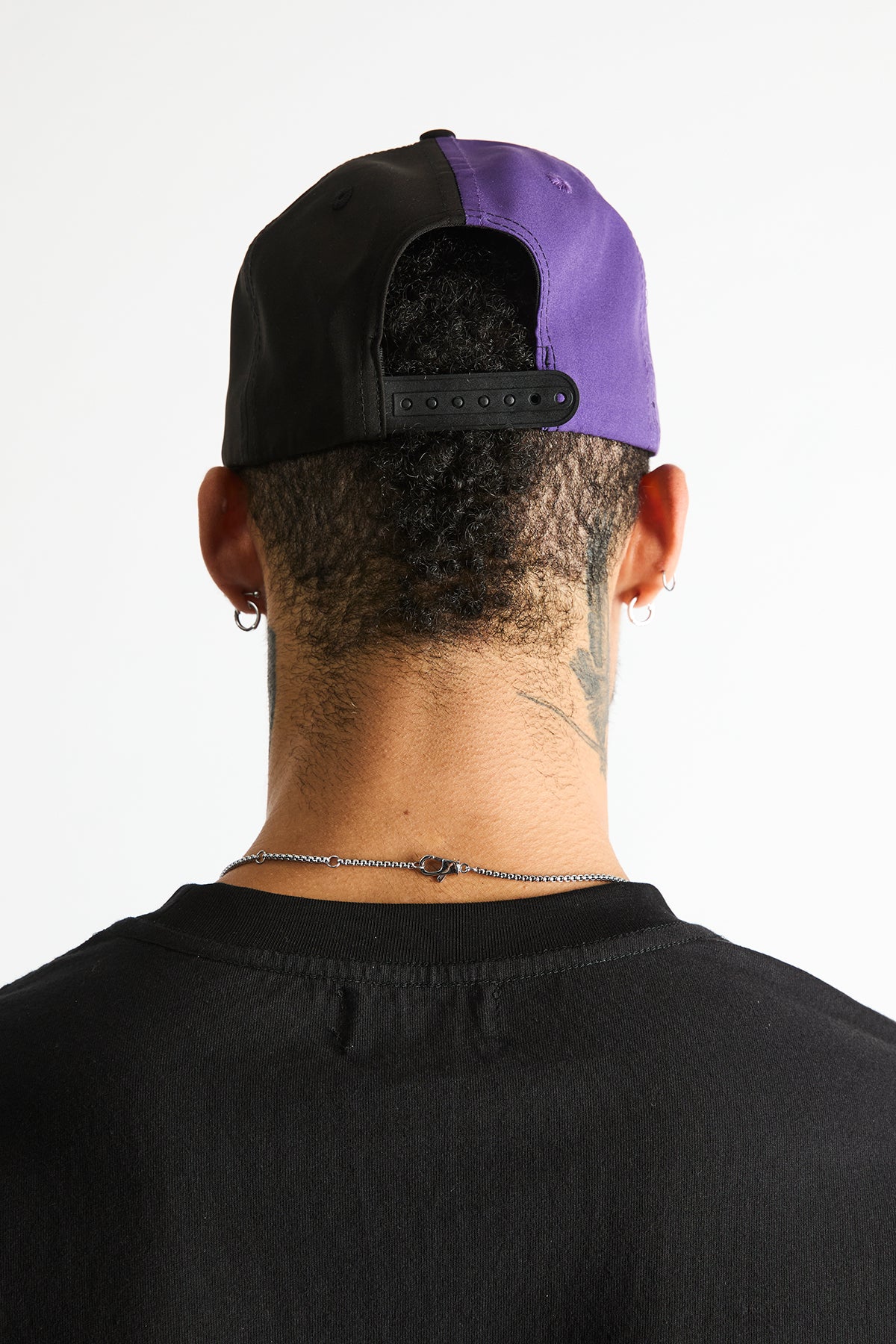 MARS BASEBALL HAT | BLACK DEEP PURPLE COMBO - Image 3