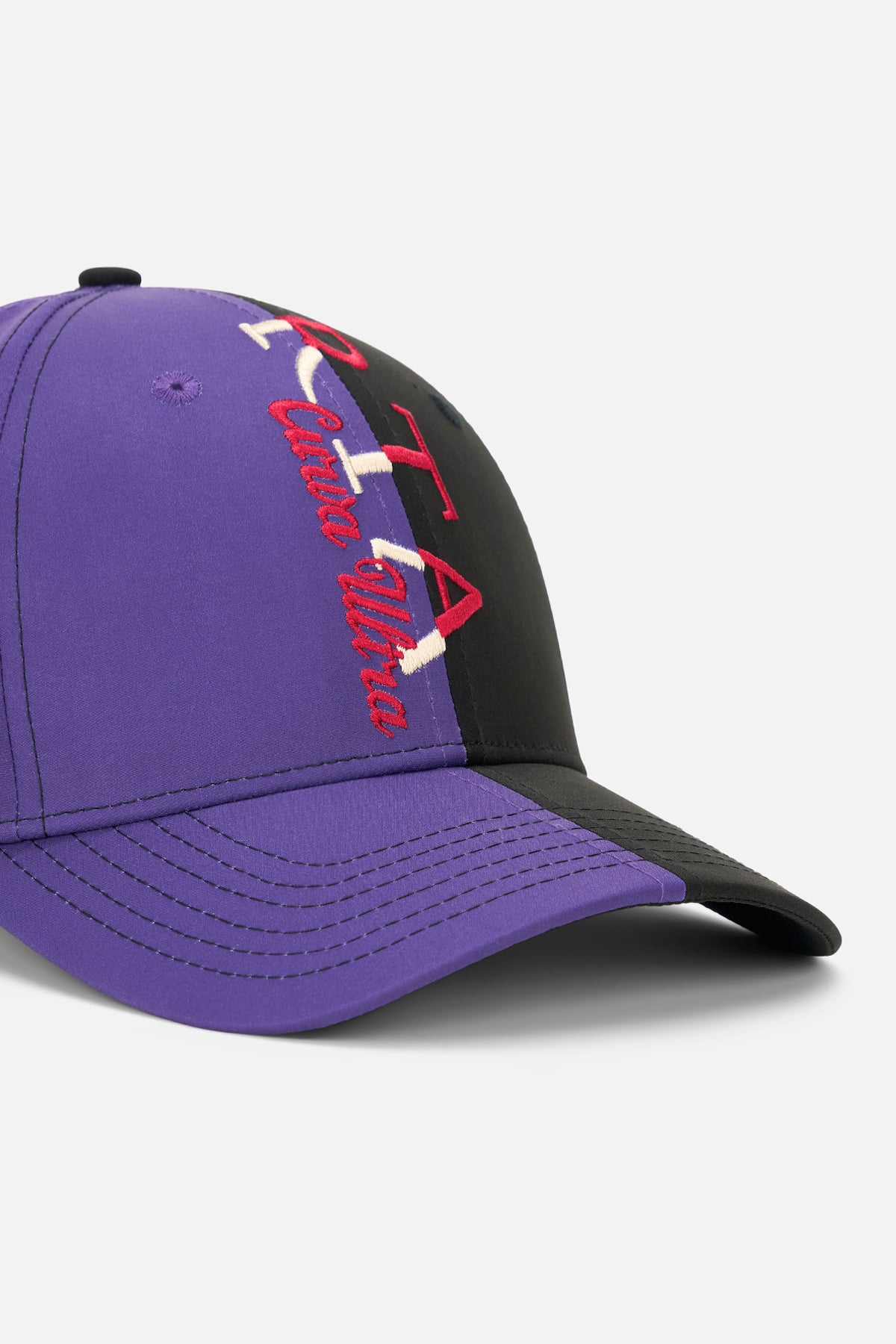 MARS BASEBALL HAT | BLACK DEEP PURPLE COMBO - Image 6