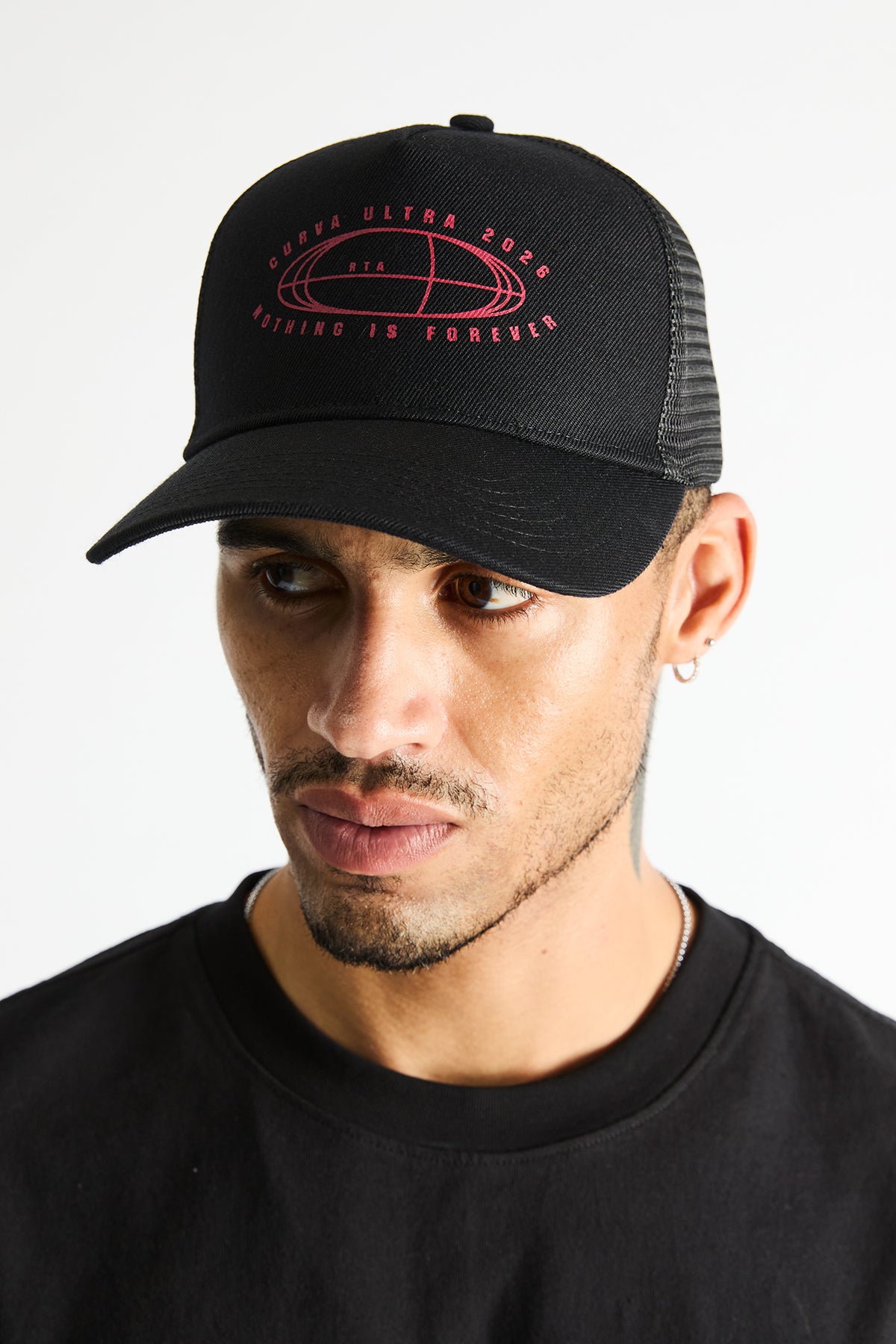 GIDEON TRUCKER HAT | BLACK GLOBE - Image 2