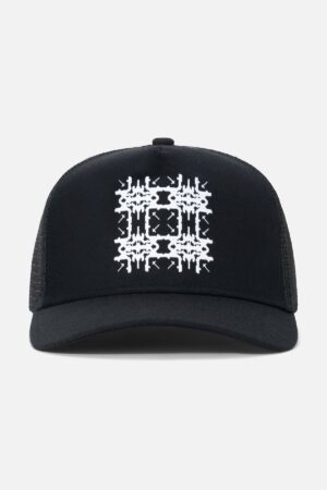 GIDEON TRUCKER HAT | BLACK PIXEL SQUARE