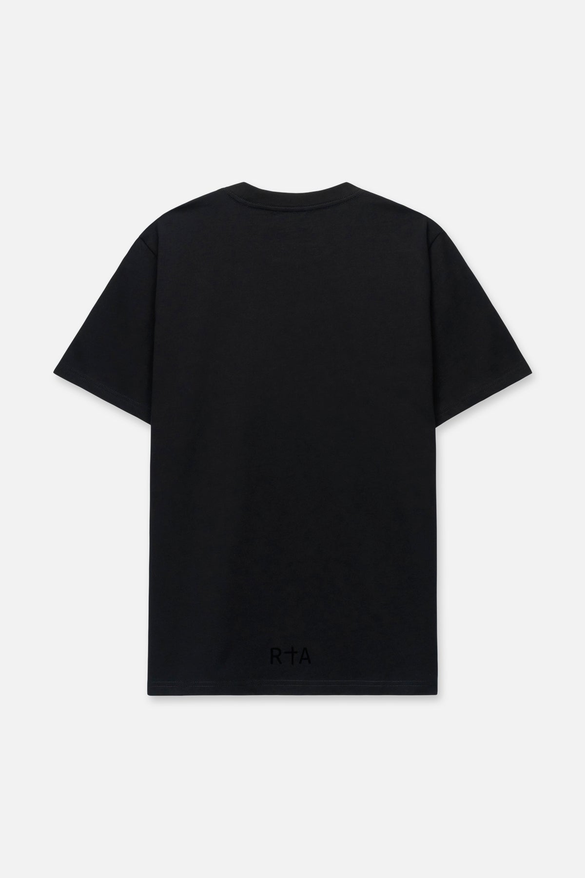 LIAM SHORT SLEEVE TEE | BLACK FLOCKED RTA - Image 2