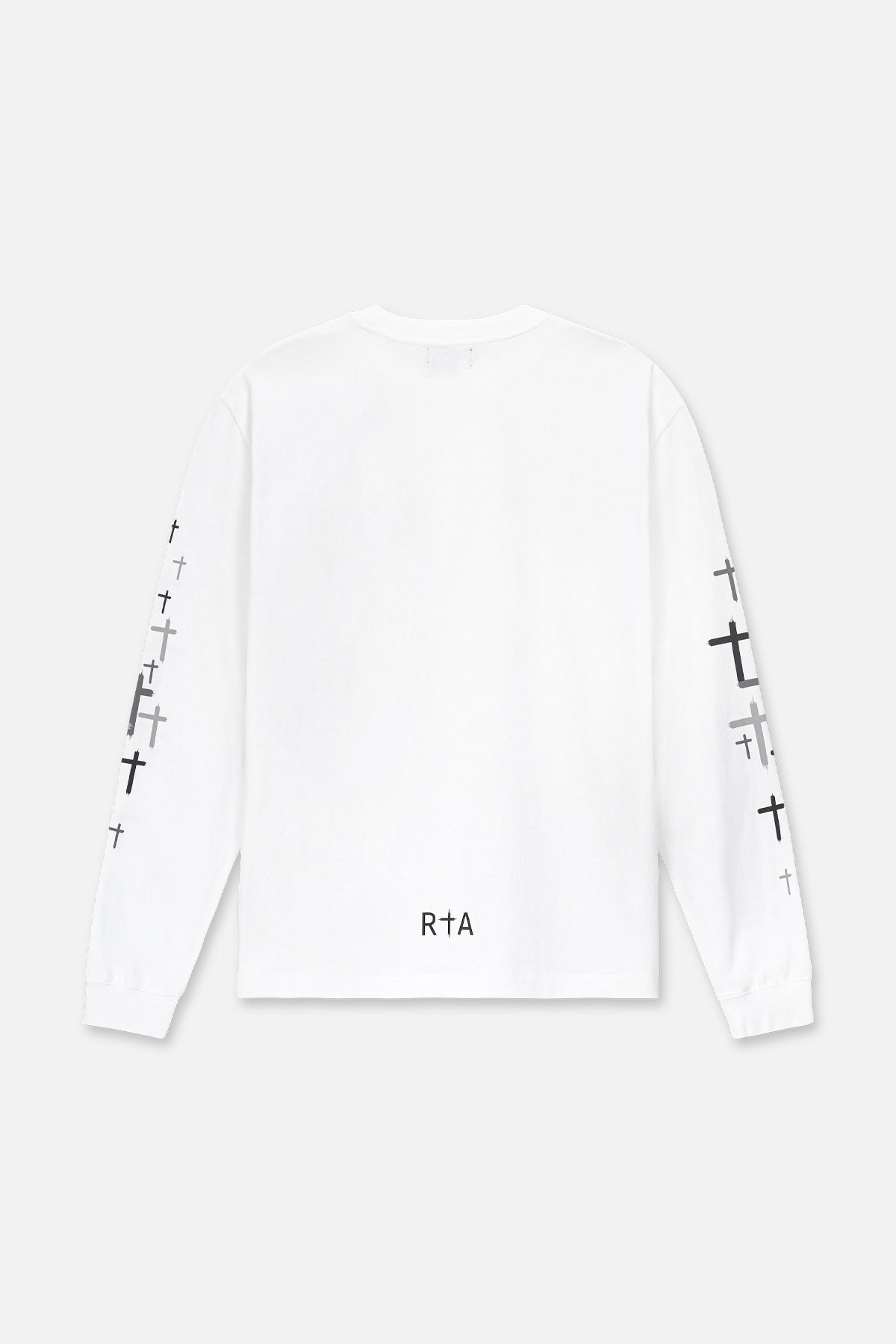LAWRENCE LONG SLEEVE TEE | WHITE CROSSES - Image 2