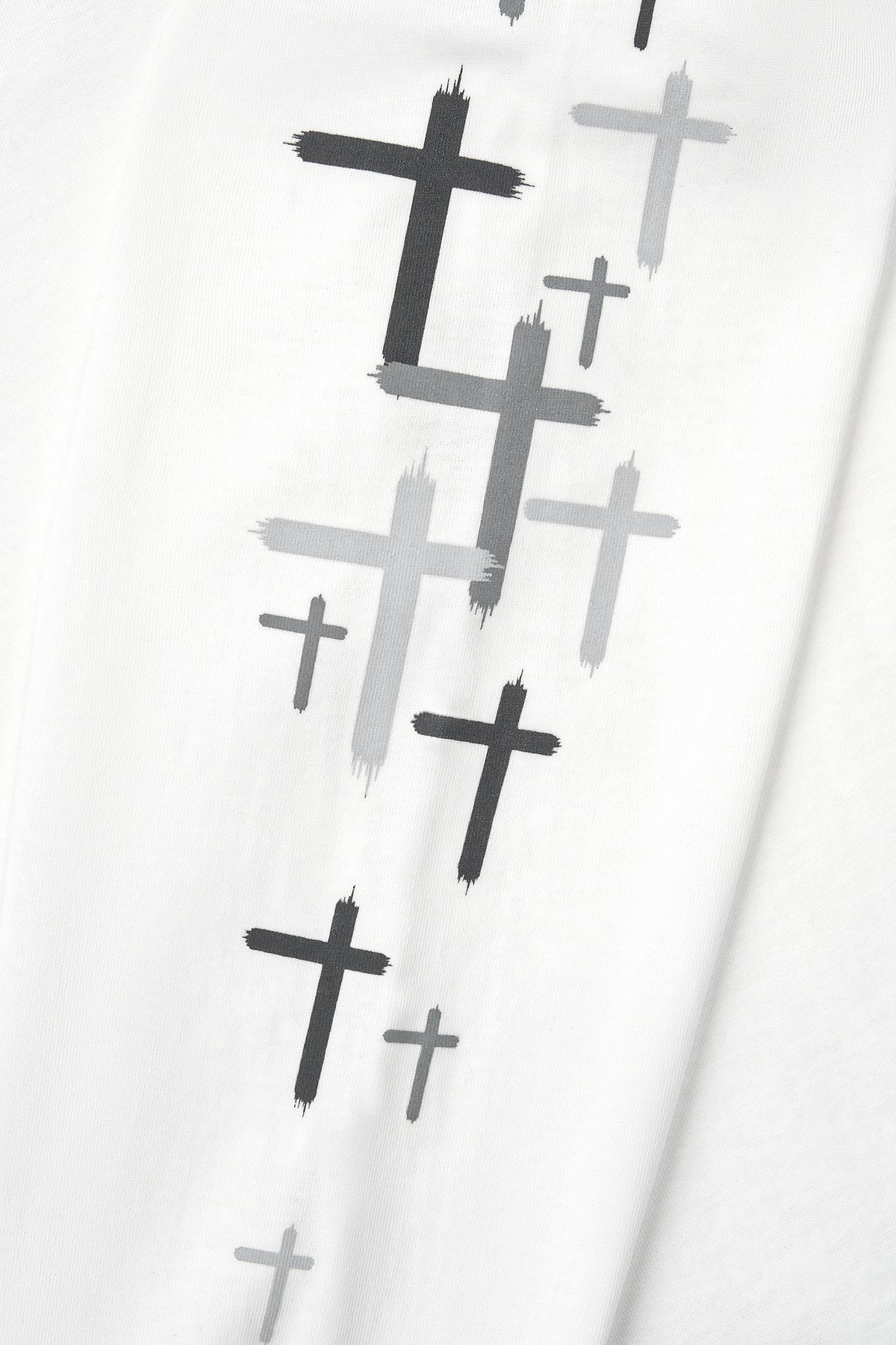 LAWRENCE LONG SLEEVE TEE | WHITE CROSSES - Image 3
