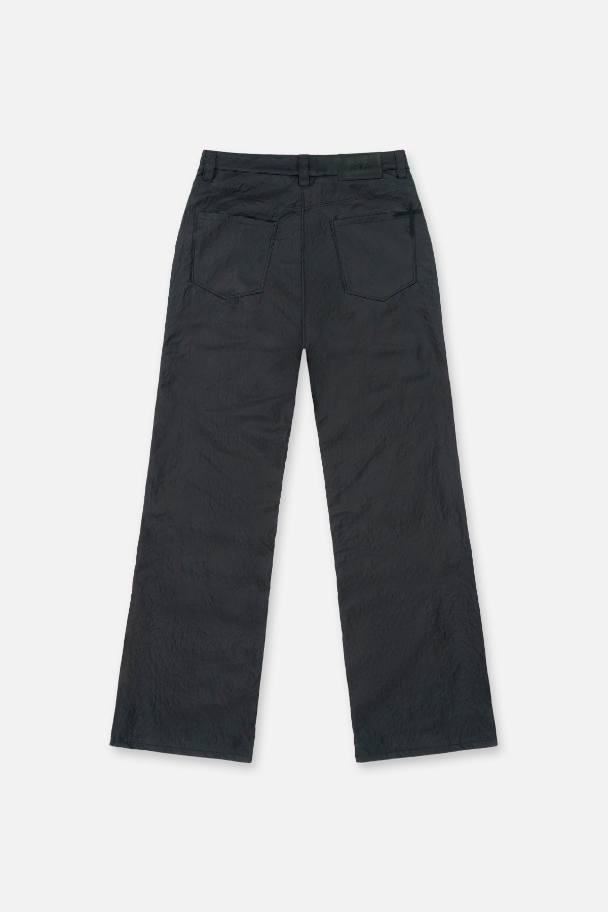 JAMIE FAUX LEATHER WIDE LEG PANT | BLACK - Image 2