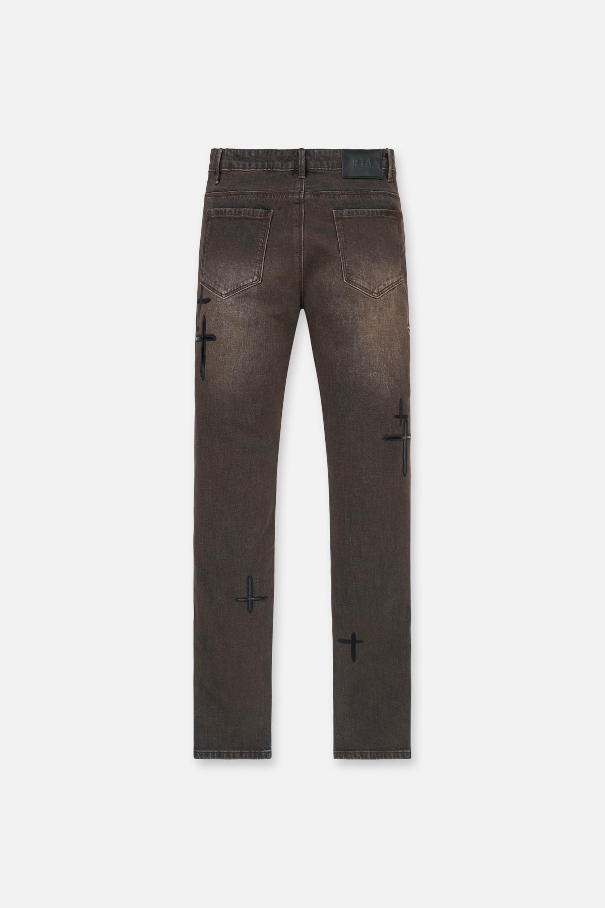 BRYANT SKINNY JEAN | MOCHA DRIFT CROSS PATCH - Image 4