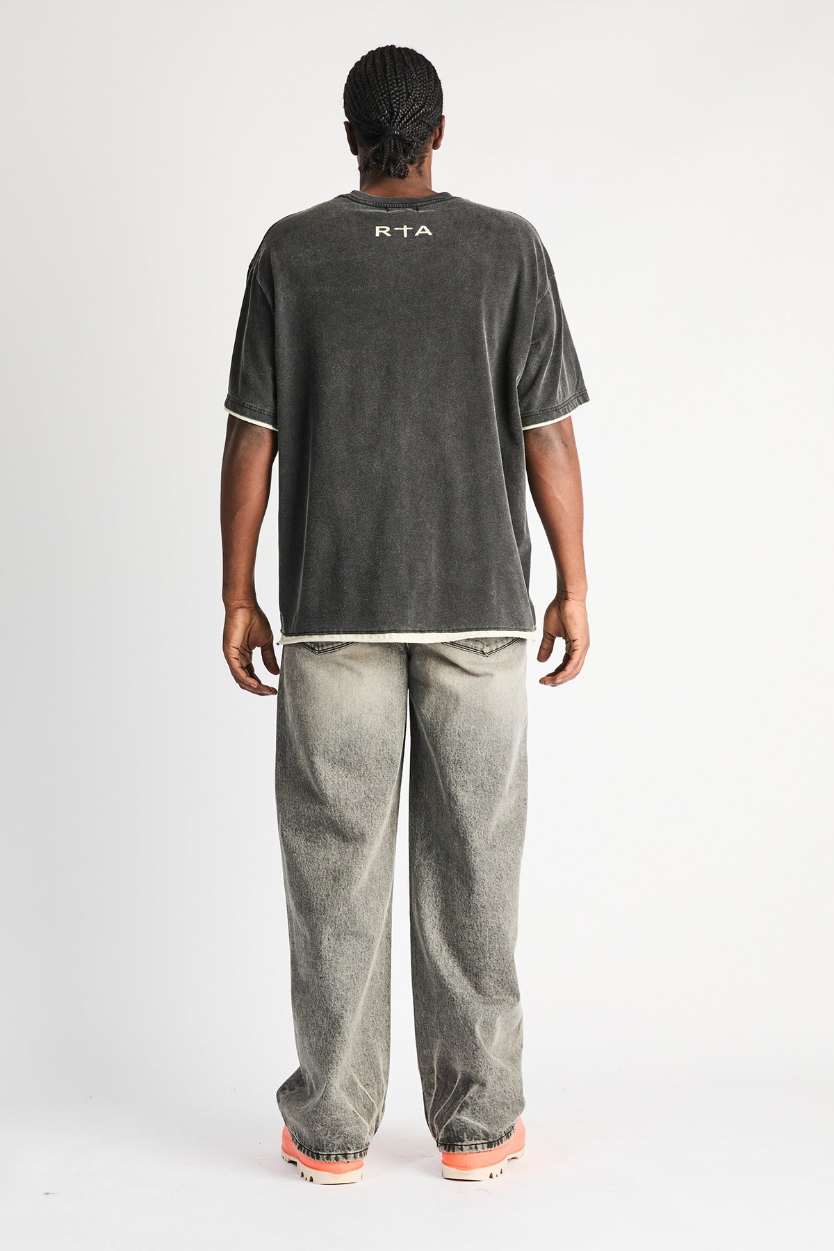 FRANCO WIDE LEG JEAN | IRON HAZE CROSS TRIAD - Image 3