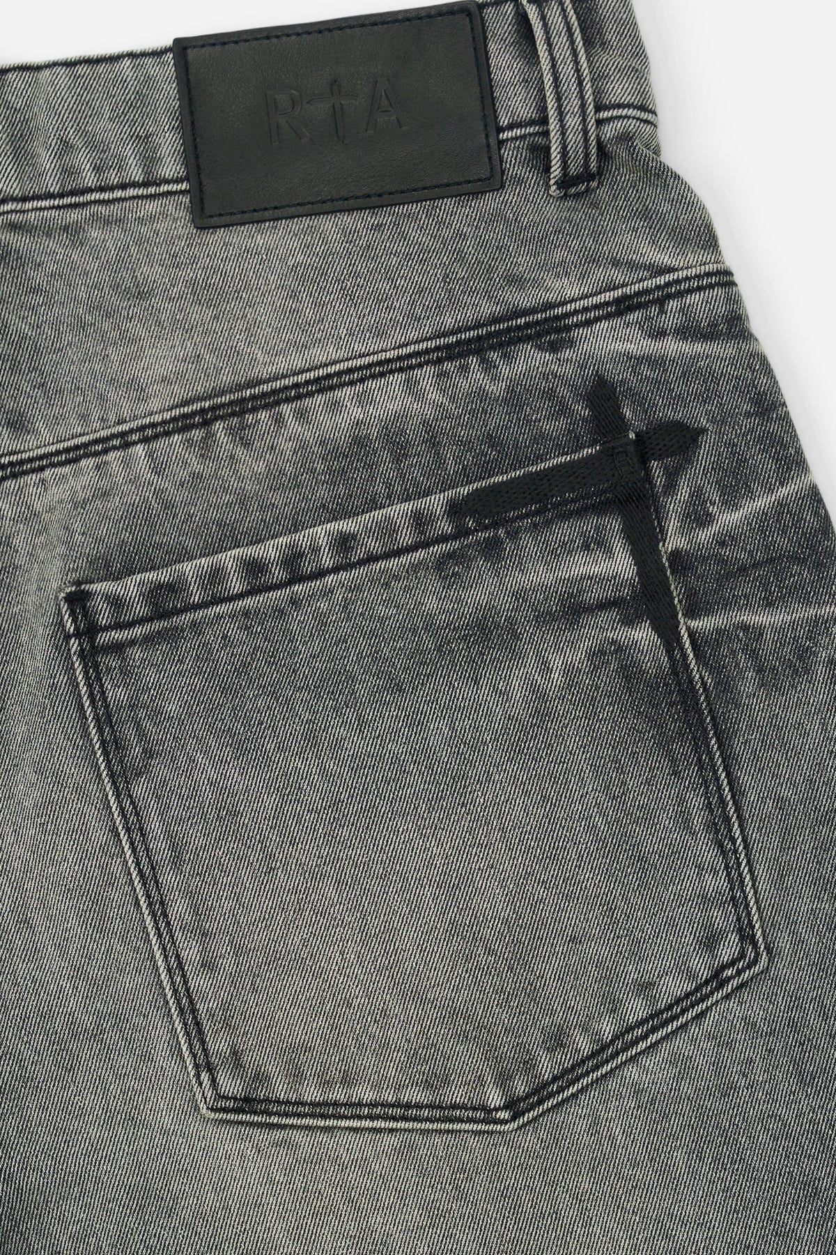 FRANCO WIDE LEG JEAN | IRON HAZE CROSS TRIAD - Image 6