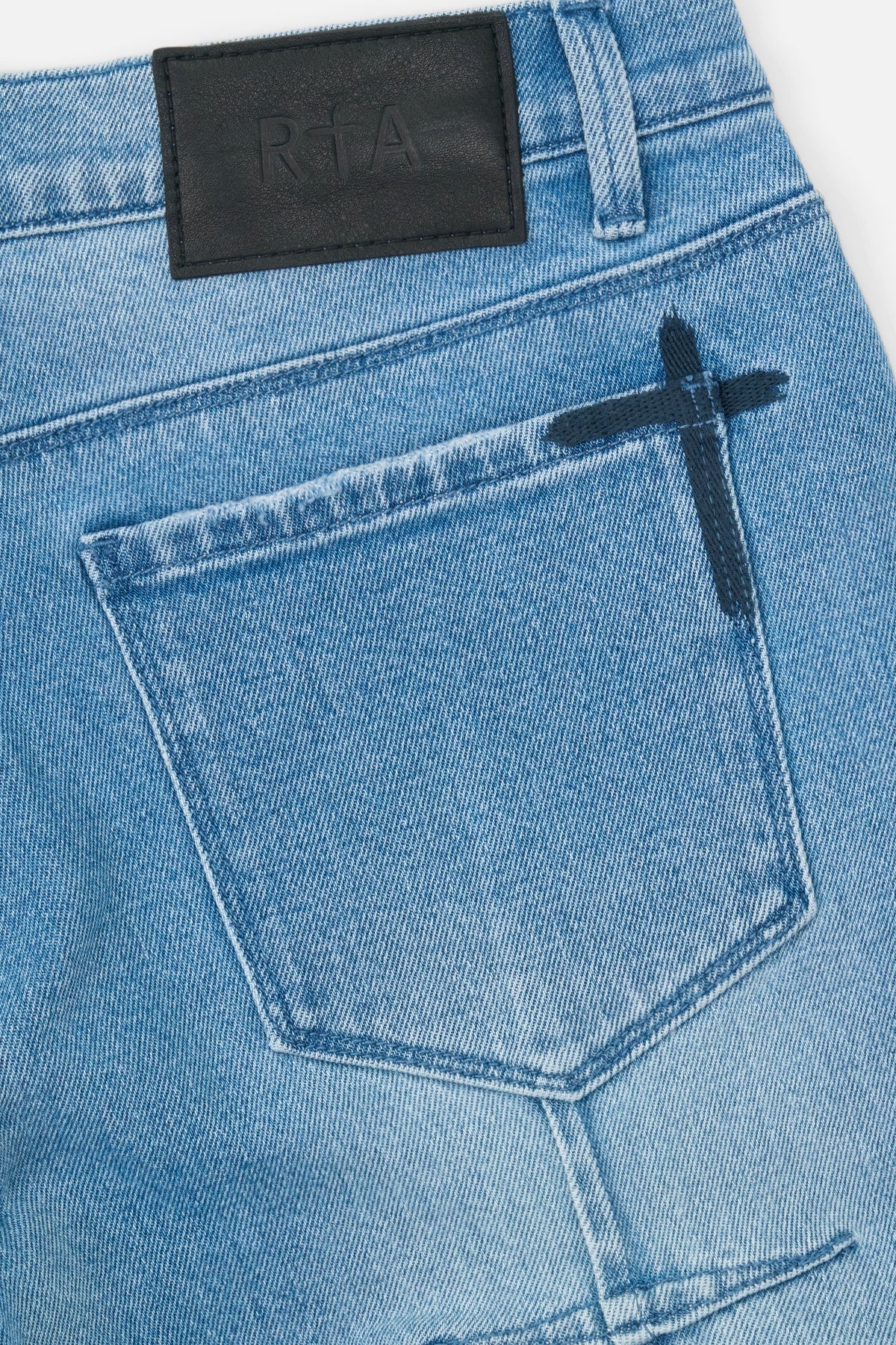 CLAYTON SKINNY JEAN | GLACIER BLUE CROSS TRIAD - Image 6