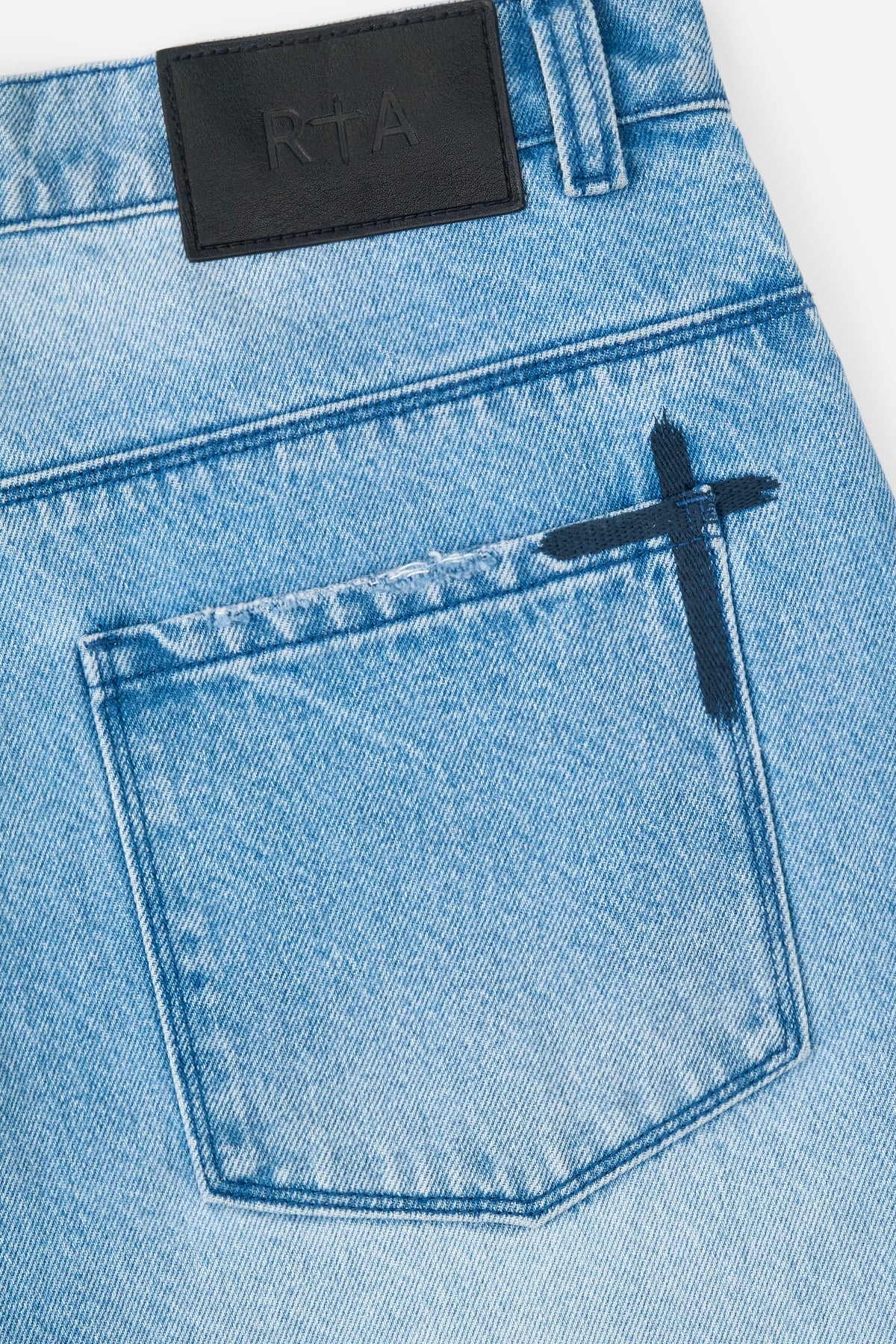 XANDER BARREL LEG JEAN | GLACIER BLUE - Image 6