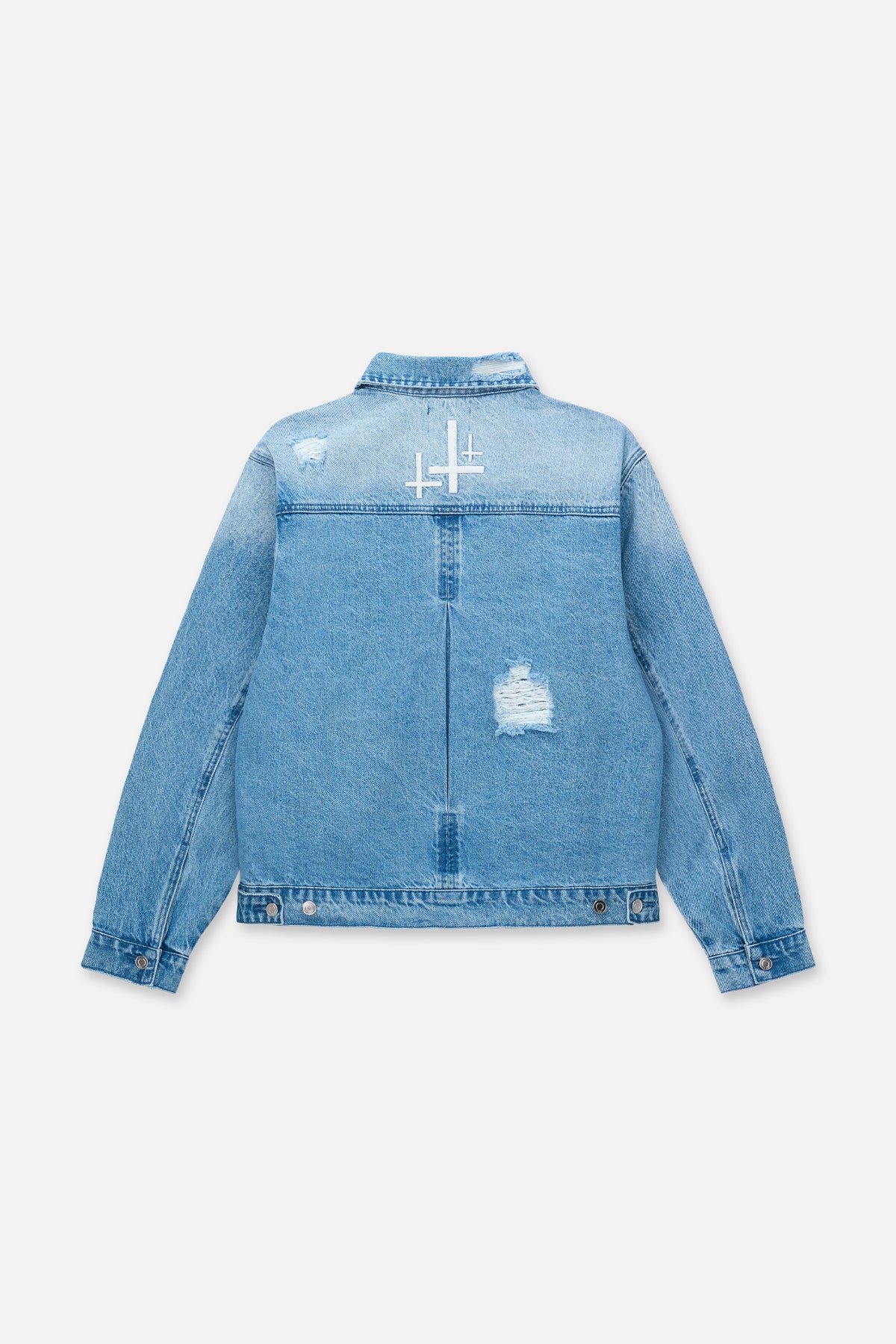 VALENTIANO DENIM JACKET | GLACIER BLUE - Image 4