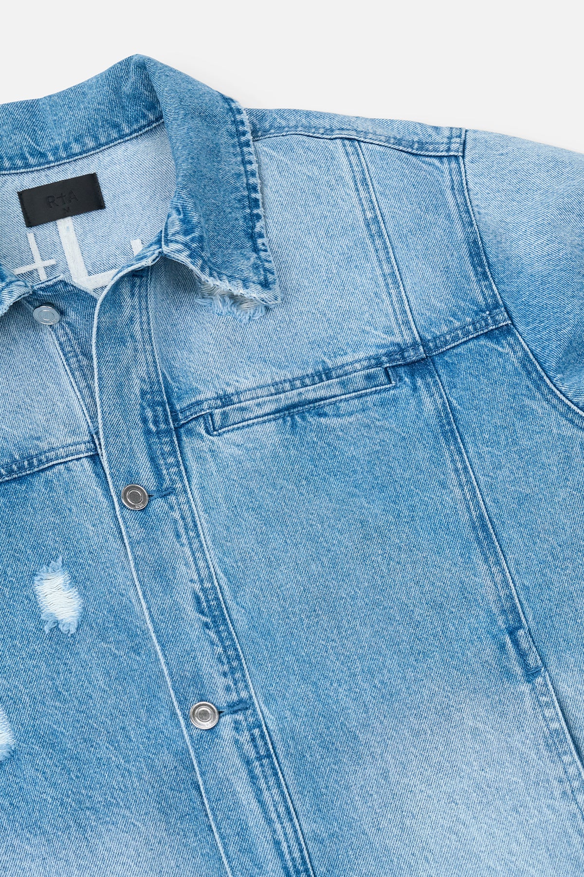 VALENTIANO DENIM JACKET | GLACIER BLUE - Image 5