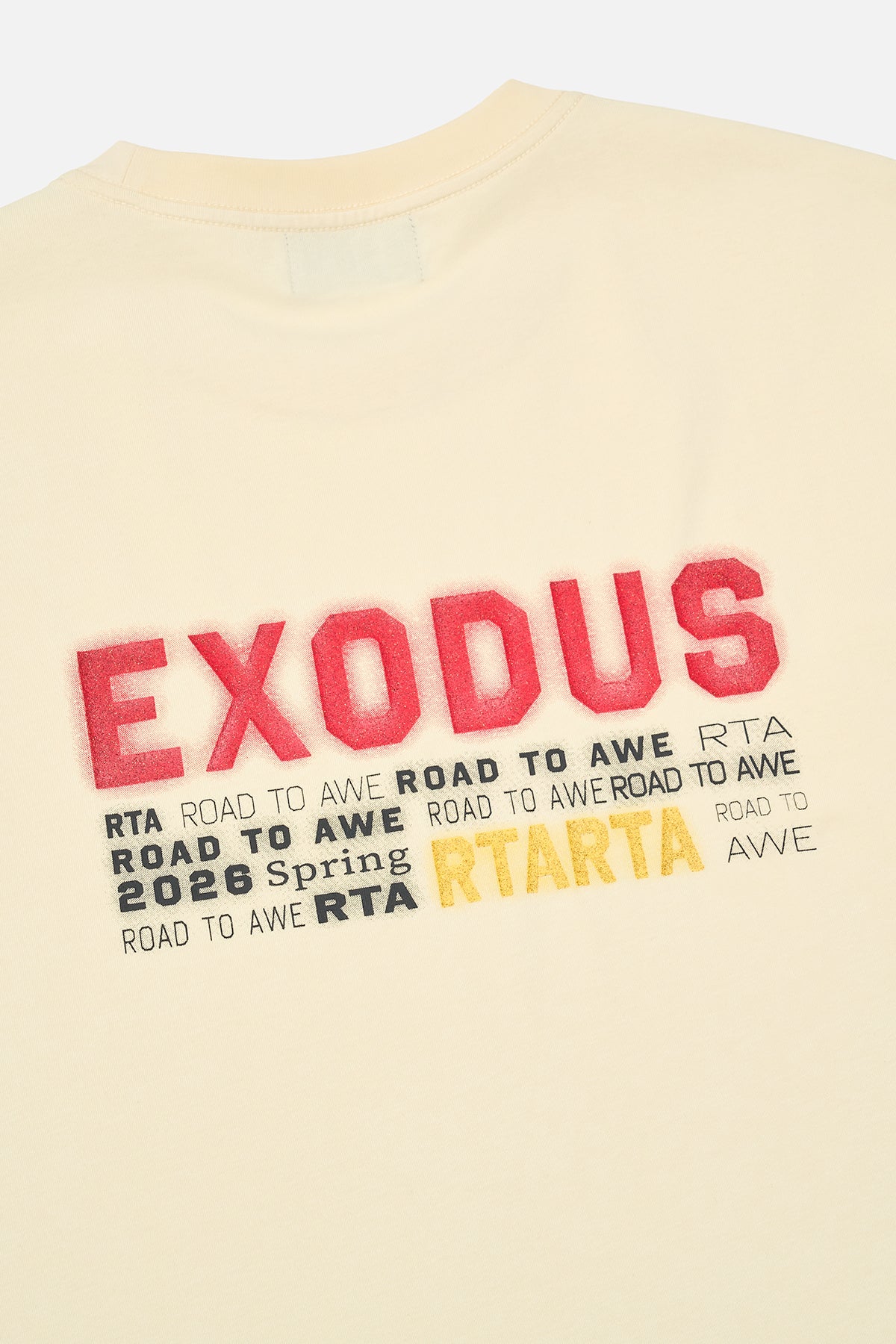 ELIAN DOUBLE LAYERED SHORT SLEEVE TEE | RAW SAND RTA - Image 6
