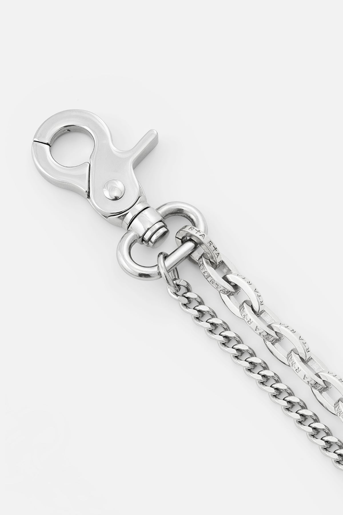 EREN DOUBLE CUBAN PANT CHAIN | SILVER RTA - Image 3