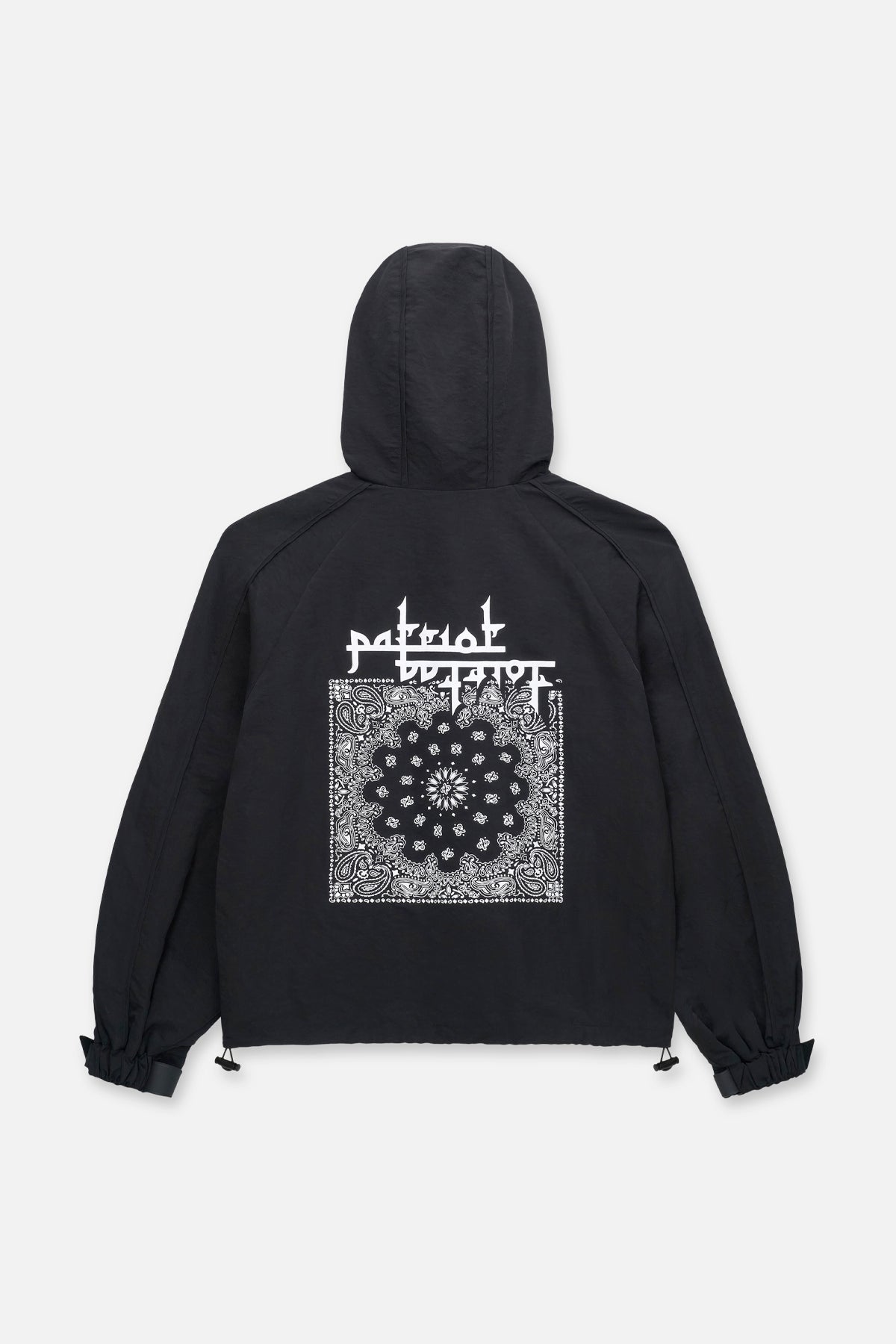 ZAYDEN WINDBREAKER JACKET | BLACK PAISLEY - Image 4