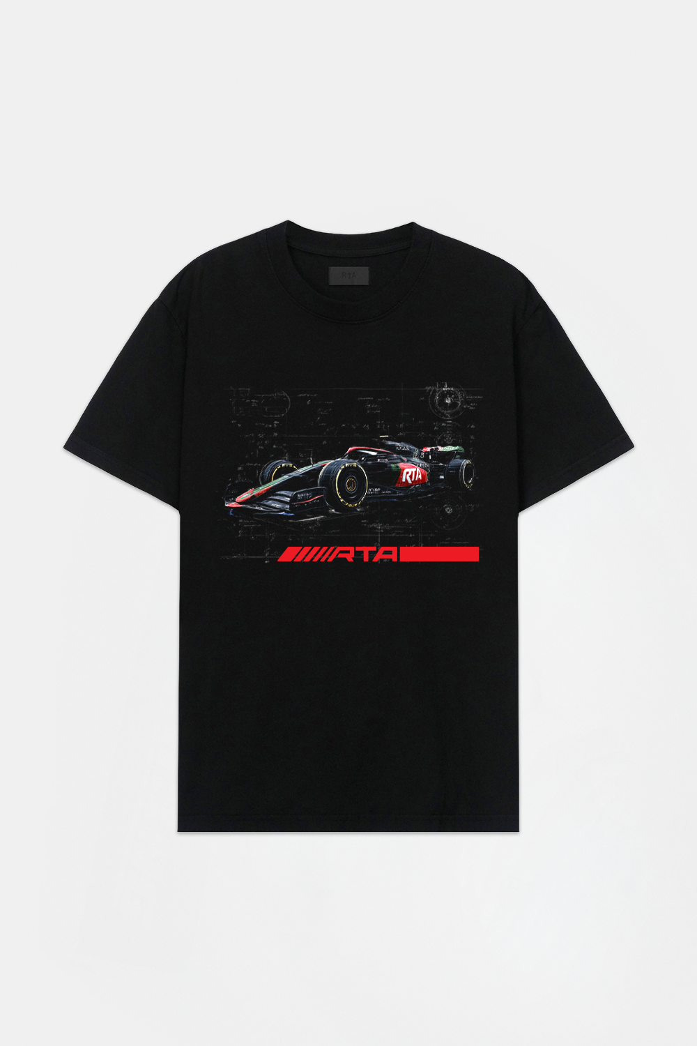 LIAM SHORT SLEEVE TEE | BLACK FORMULA CAR