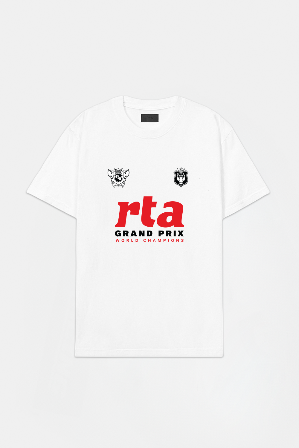 COLIN OVERSIZED SHORT SLEEVE TEE | WHITE MONACO CIRCUIT - Image 2